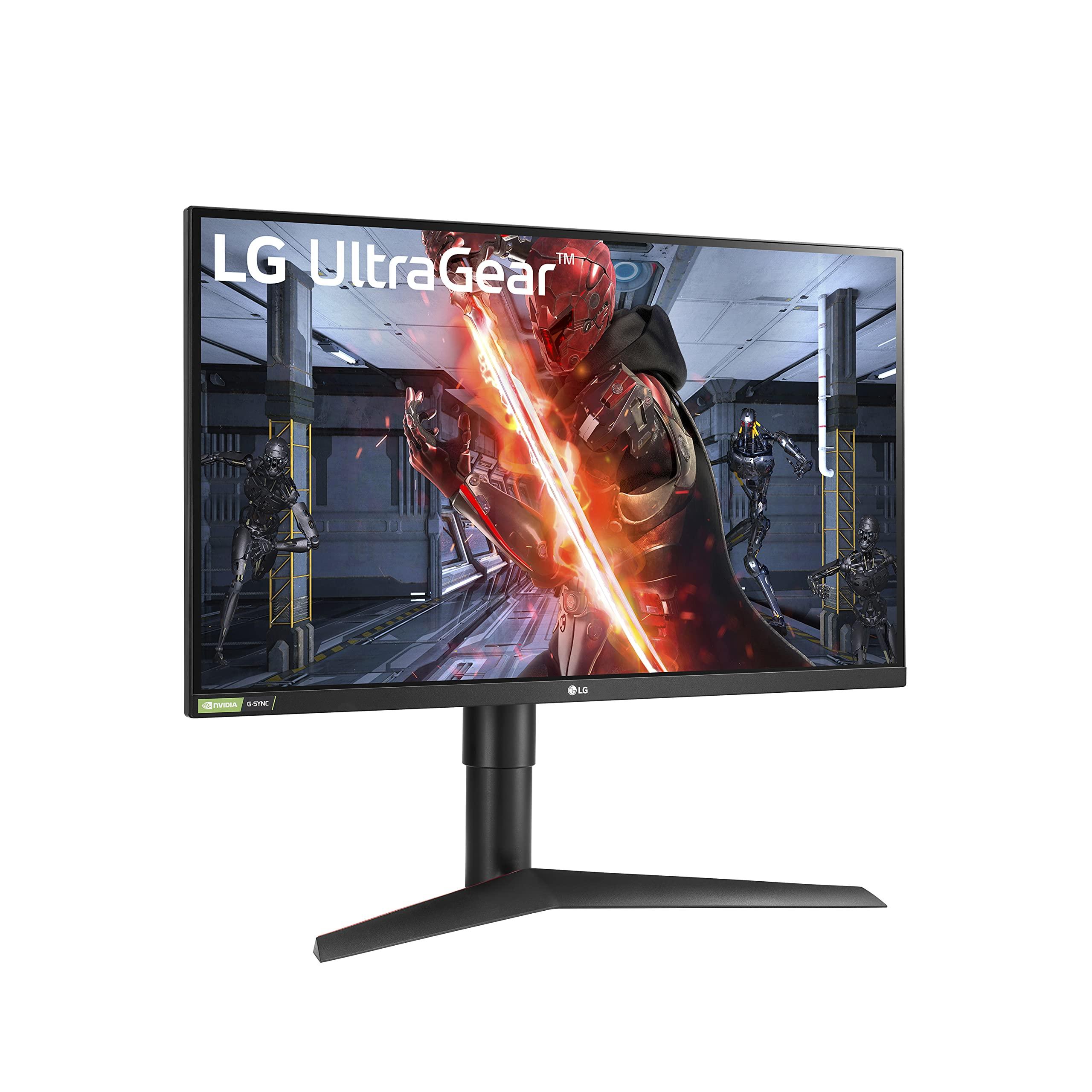 LG UltraGear QHD 27-Inch Gaming Monitor 27GL83A-B - IPS 1ms (GtG), with HDR 10 Compatibility, NVIDIA G-SYNC, and AMD FreeSync, 144Hz, Black - Image 3