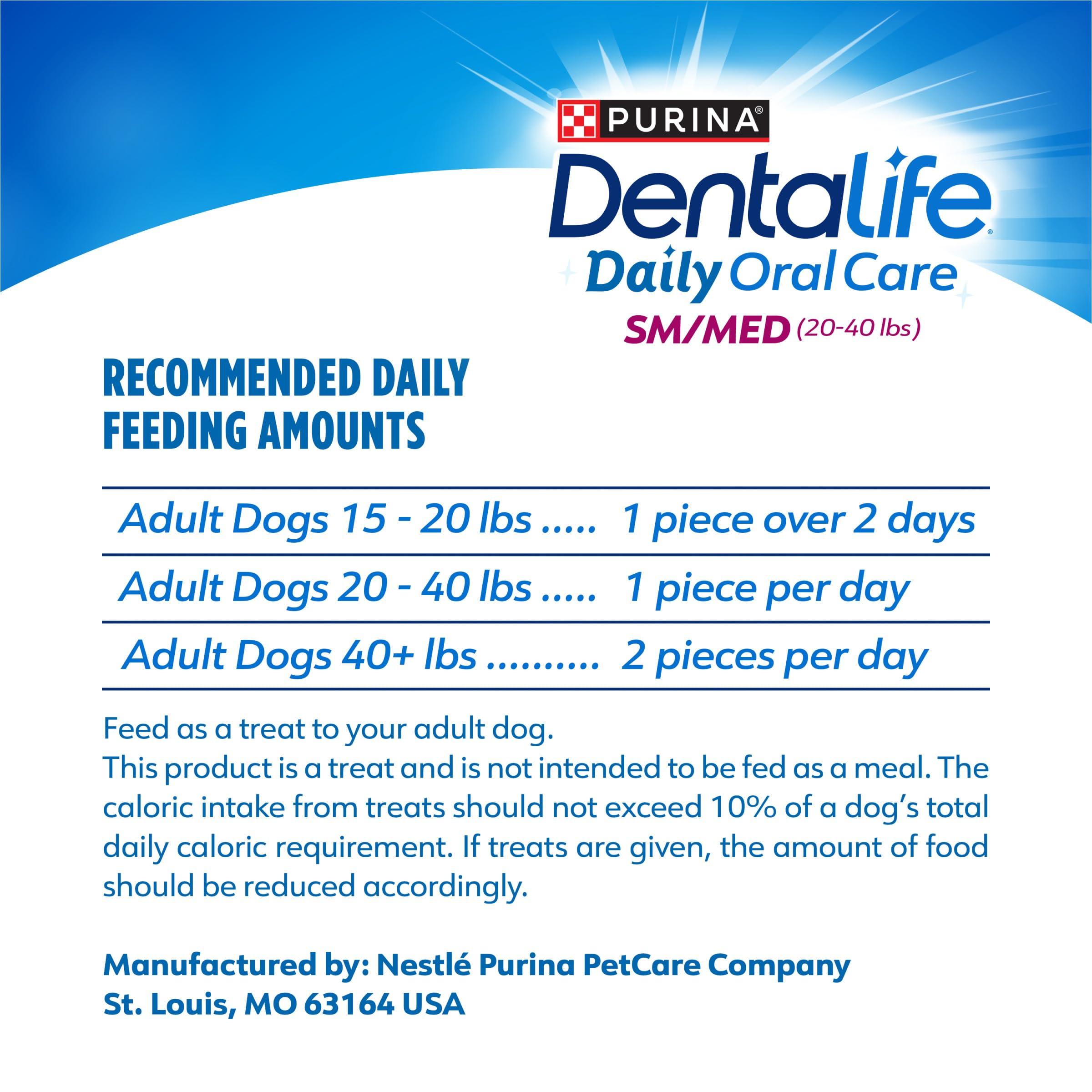 DentaLife Daily Oral Care Dog Treats for Small and Medium Dogs, Chewy Dental Treat to Freshen Breath and Fight Tartar, Chicken Flavor, 28.5 oz., 40 Chews - 40 ct. Pouch - Image 9