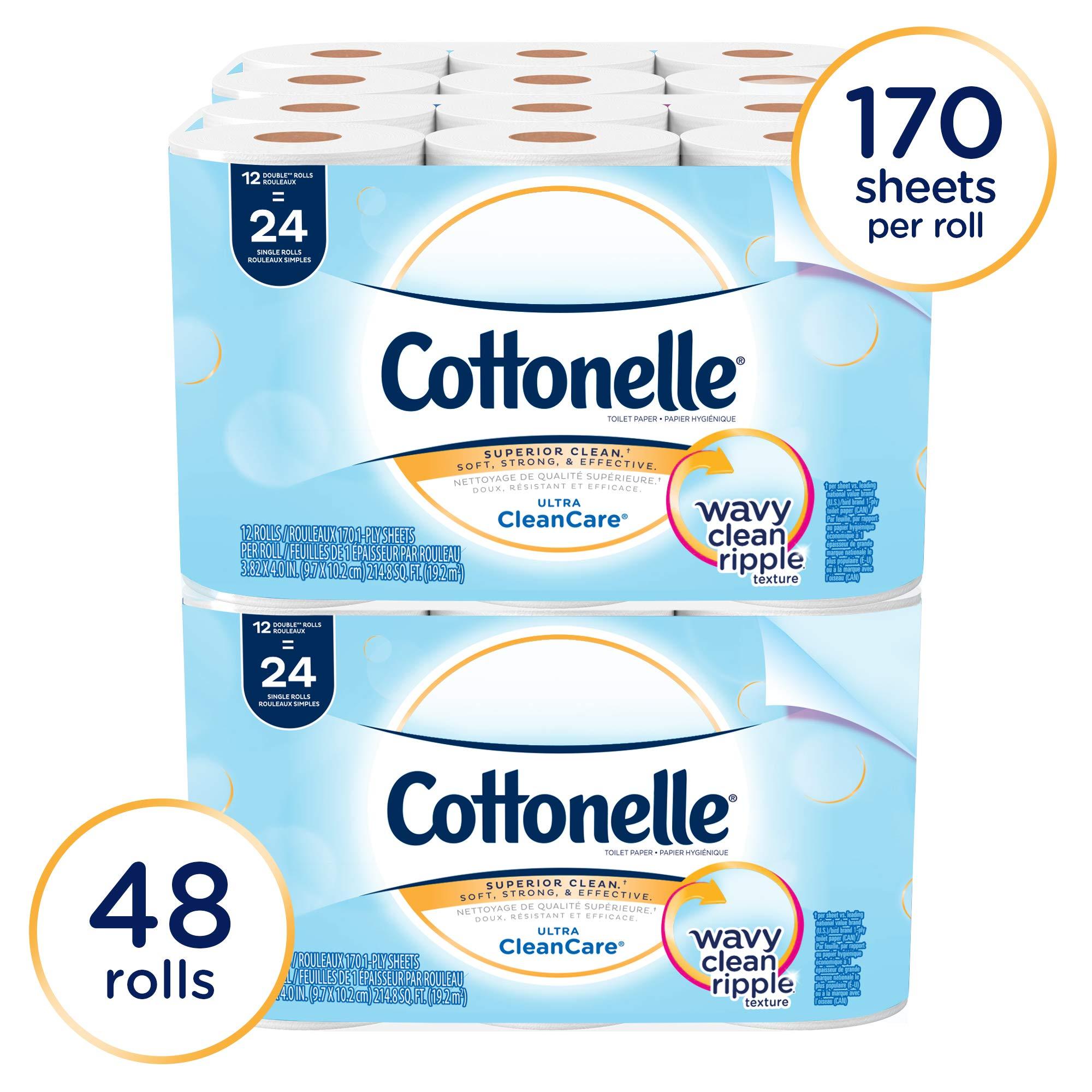 Cottonelle Professional Standard Roll Bulk Toilet Paper (12456), White (48 Rolls of 170 Sheets, 8,160 Sheet Total) - Image 3