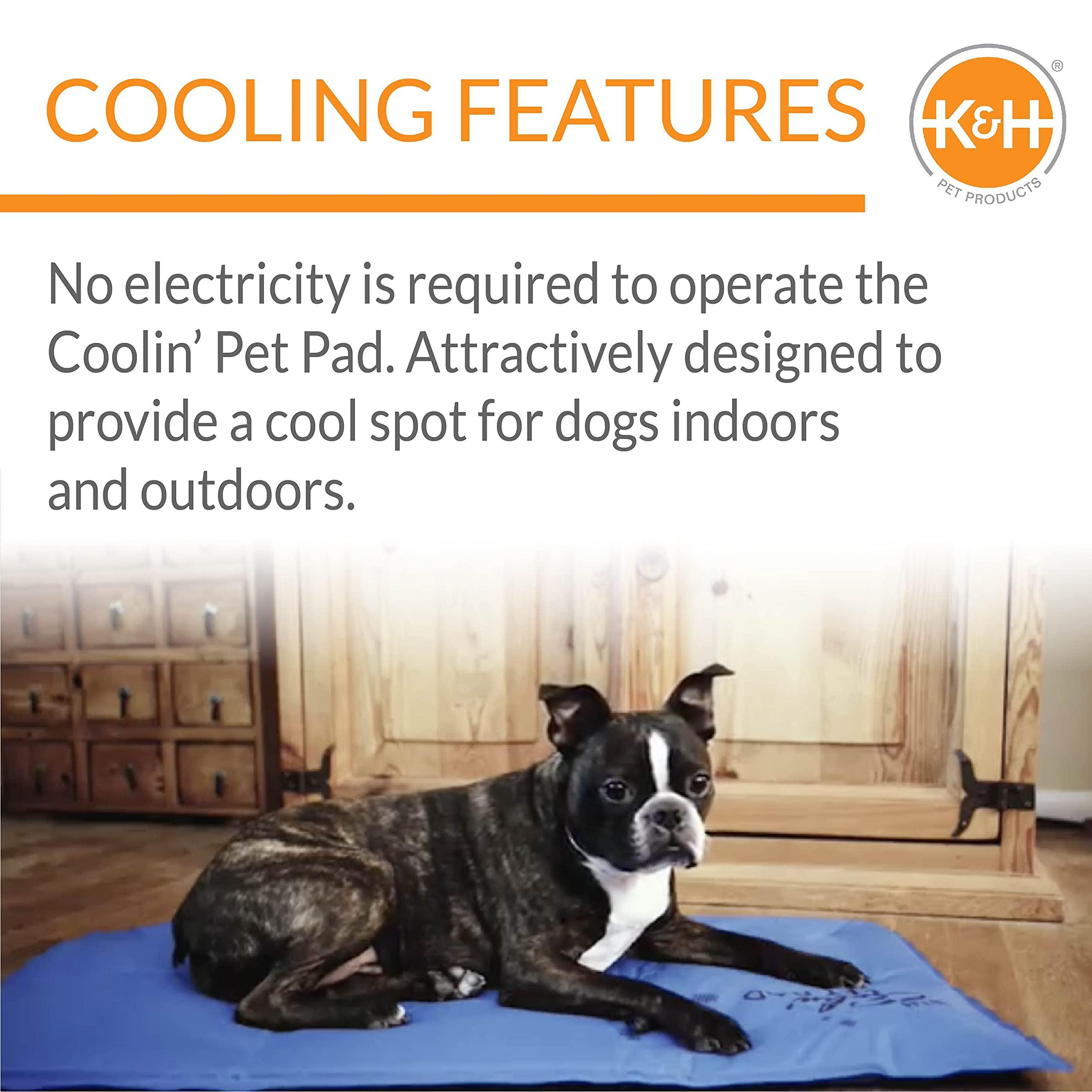 K&H Pet Products Coolin' Pet Pad Blue Small 11 X 15 Inches - Image 4