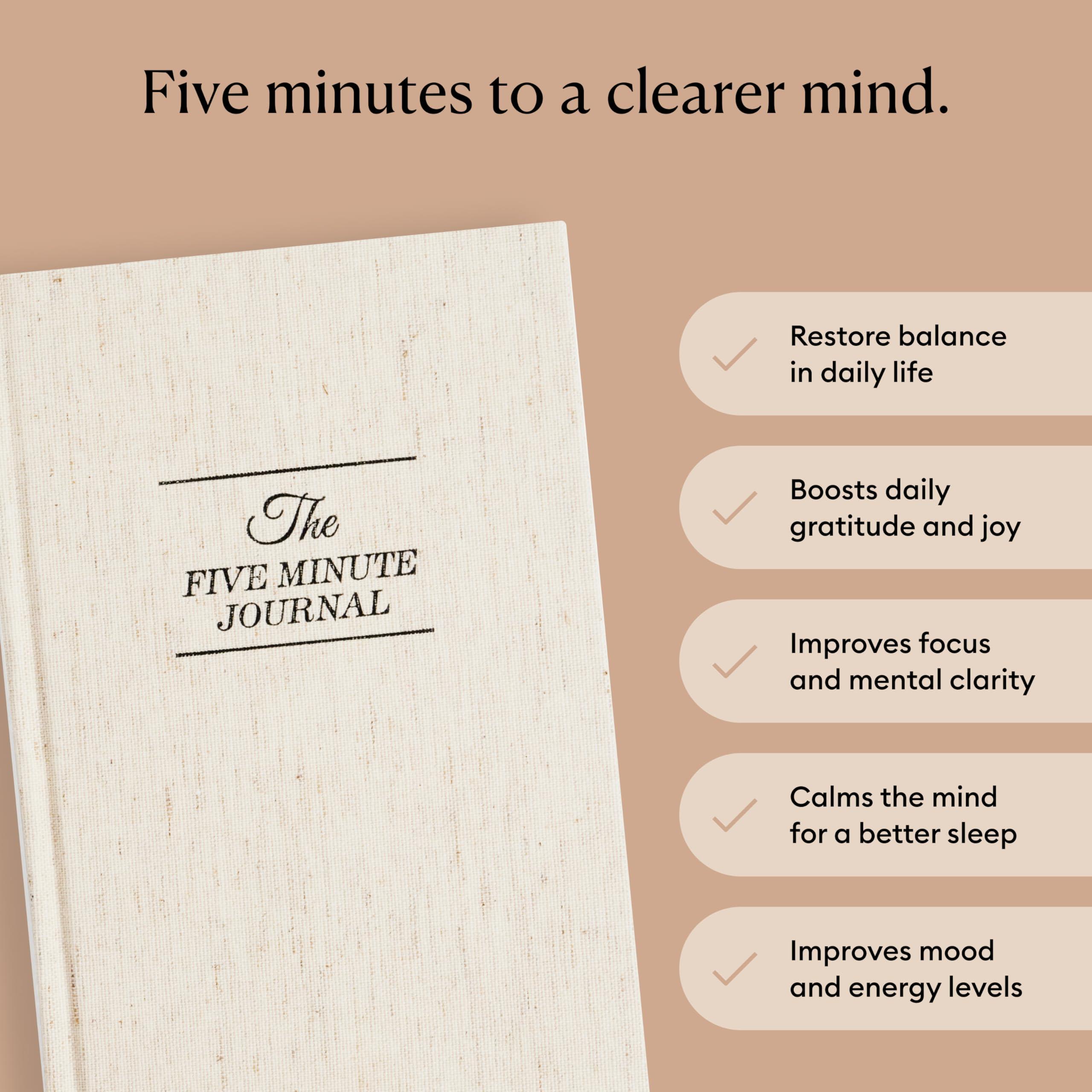 Intelligent Change The Five Minute Journal - Original Daily Gratitude Journal 2025 for Happiness, Mindfulness & Reflection - Daily Affirmations - Undated Planner Gifts for Women & Men - Image 3