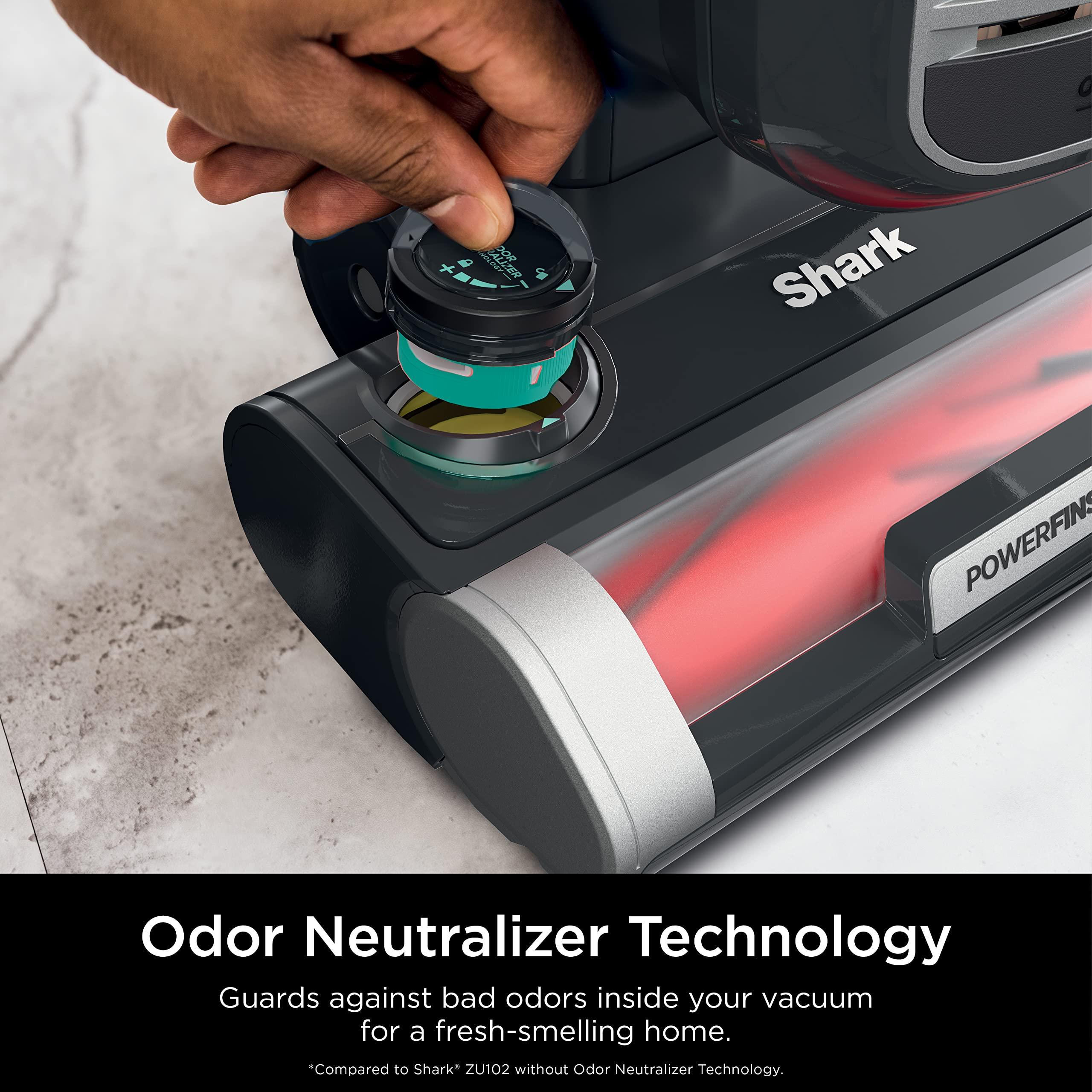 Shark ZU102 Rotator Pet Upright Vacuum with PowerFins HairPro & Odor Neutralizer Technology, Charcoal, 2.9 L Dust Cup - Image 7