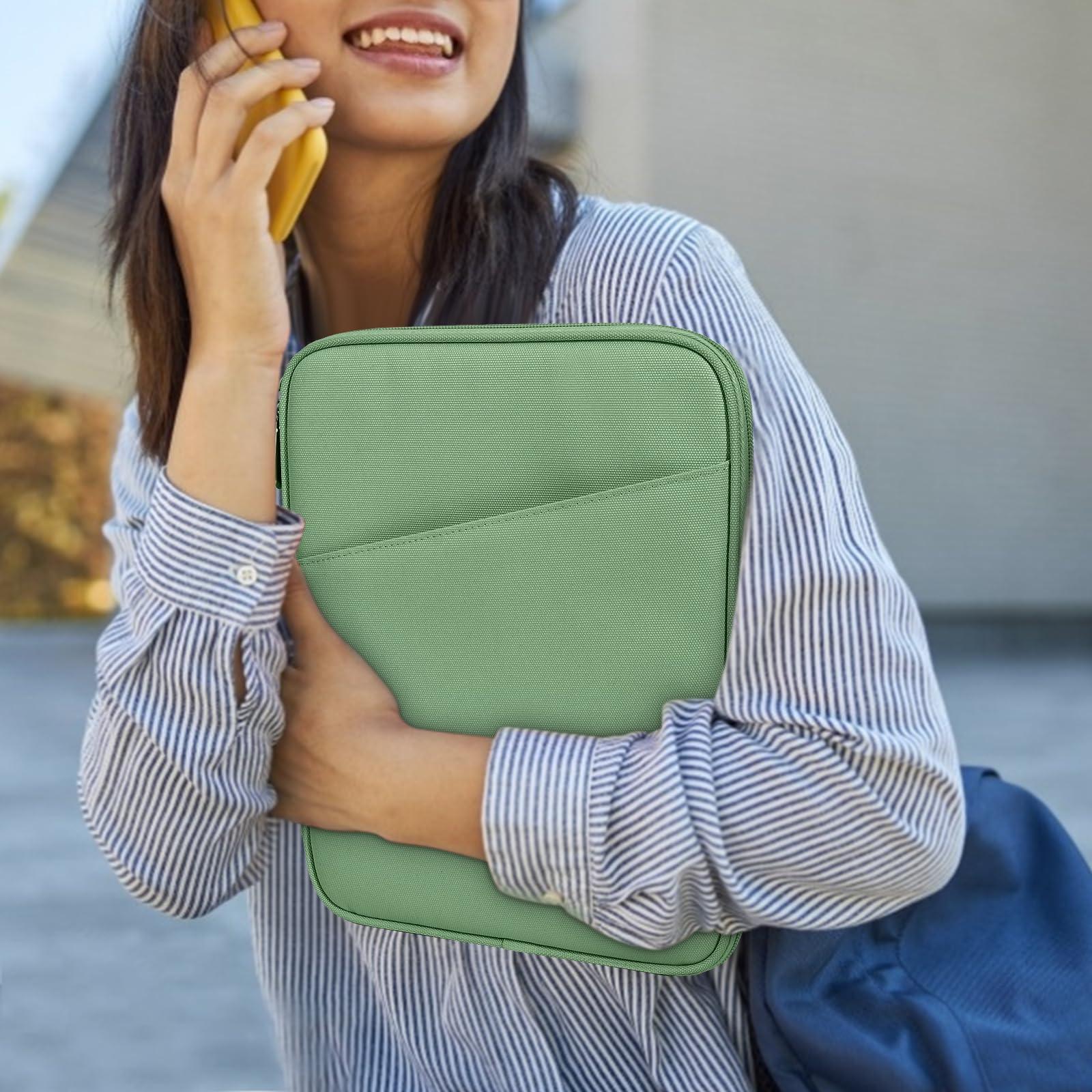 Dadanism 9-11 Inch Tablet Sleeve Bag Carrying Case for iPad (A16) 11th Gen 11", iPad 10th Gen 10.9" Air 5/4, i-Pad Air/Pro 11", i-Pad 9/8/7th, Galaxy Tab A9+ Plus 11", Remarkable 2 10.3", Dark Green - Image 7