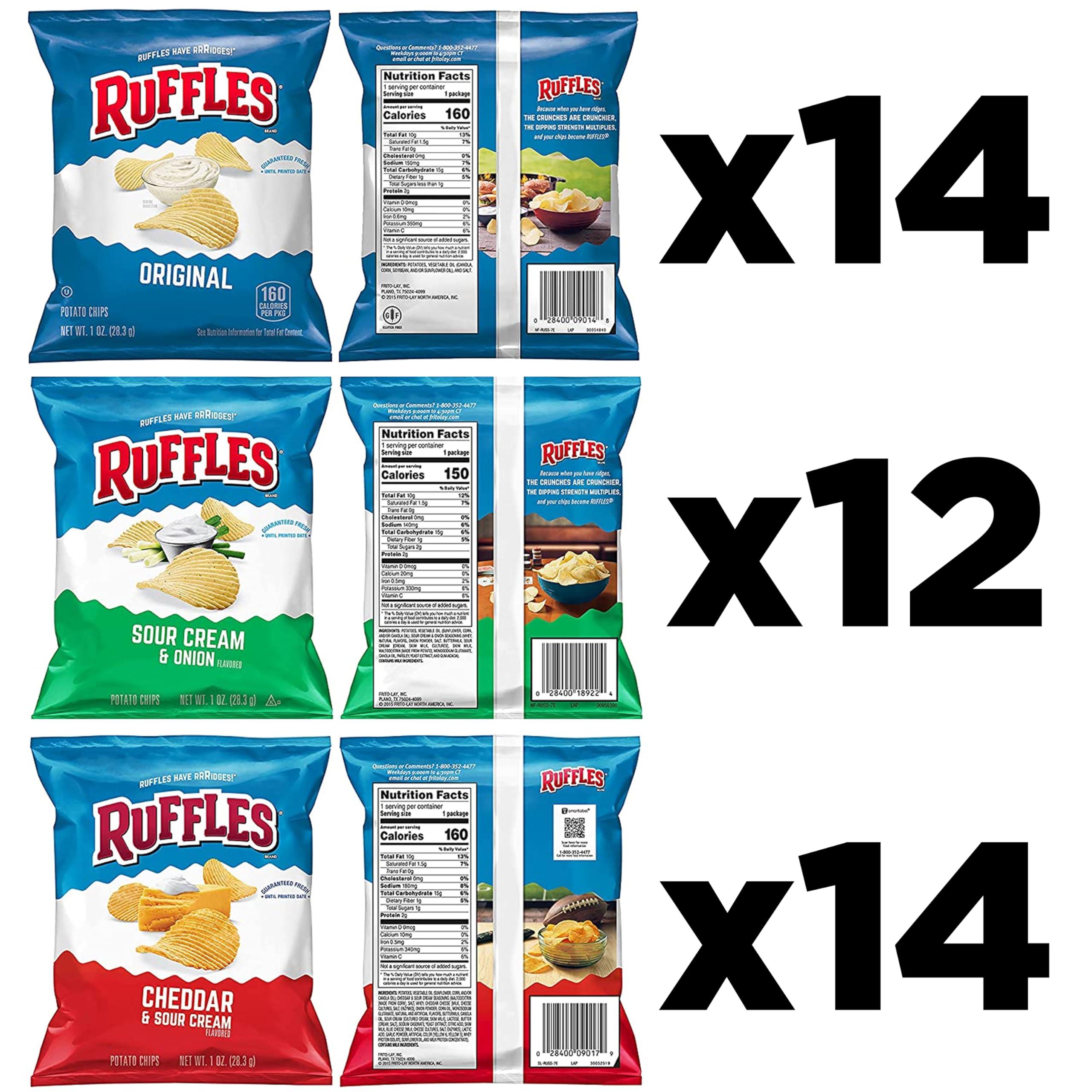 Ruffles Potato Chips Variety Pack, 40 Count - Image 2