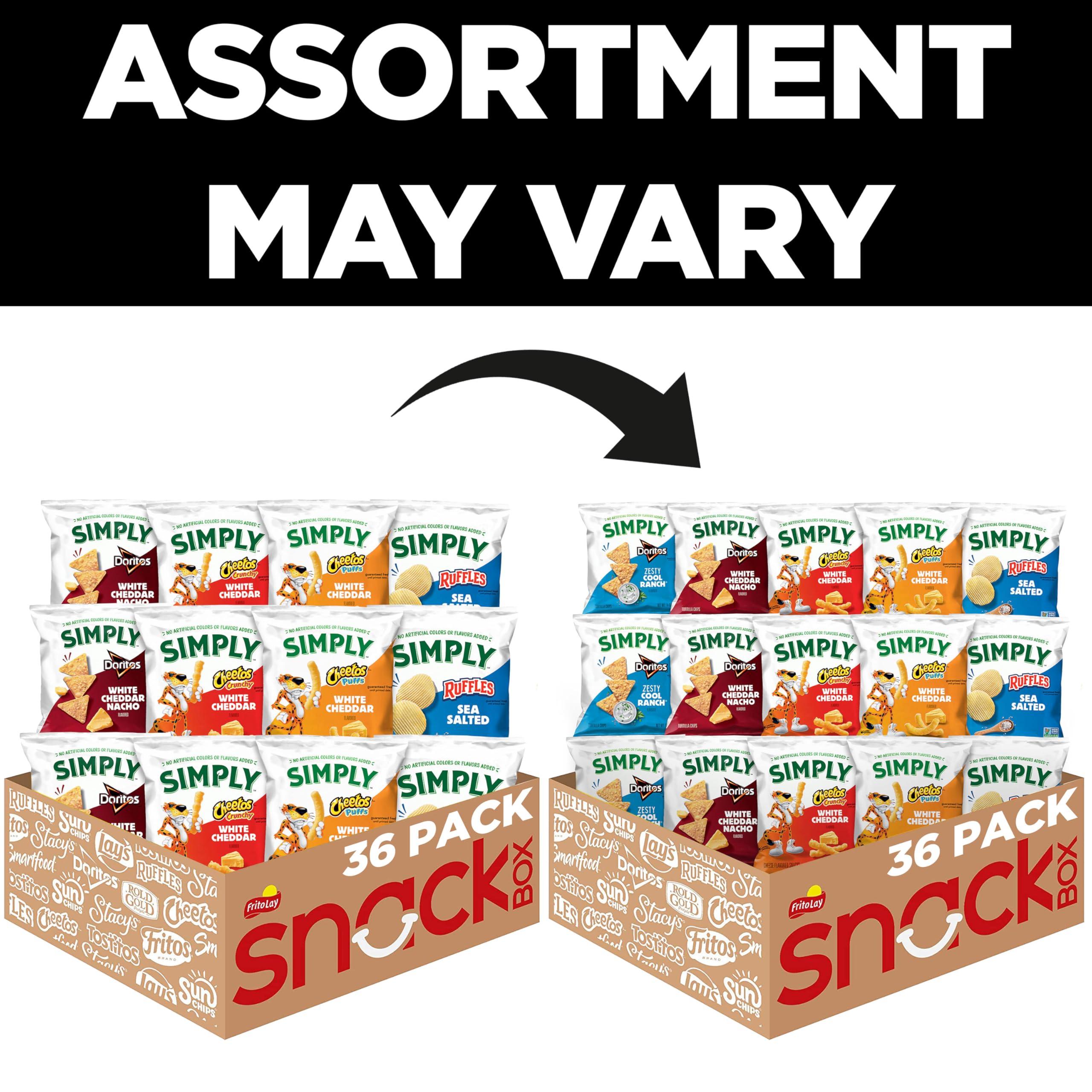 Simply, Variety Pack Snacks, 0.875 Ounce (Pack of 36) - Image 3