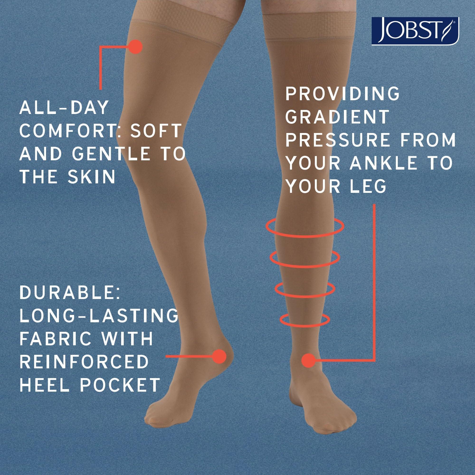 JOBST Relief 20-30 mmHg Compression Stockings, Knee High, Closed Toe | Compression Socks for Women/ Men for Tired, Aching or Swollen Legs - Image 3