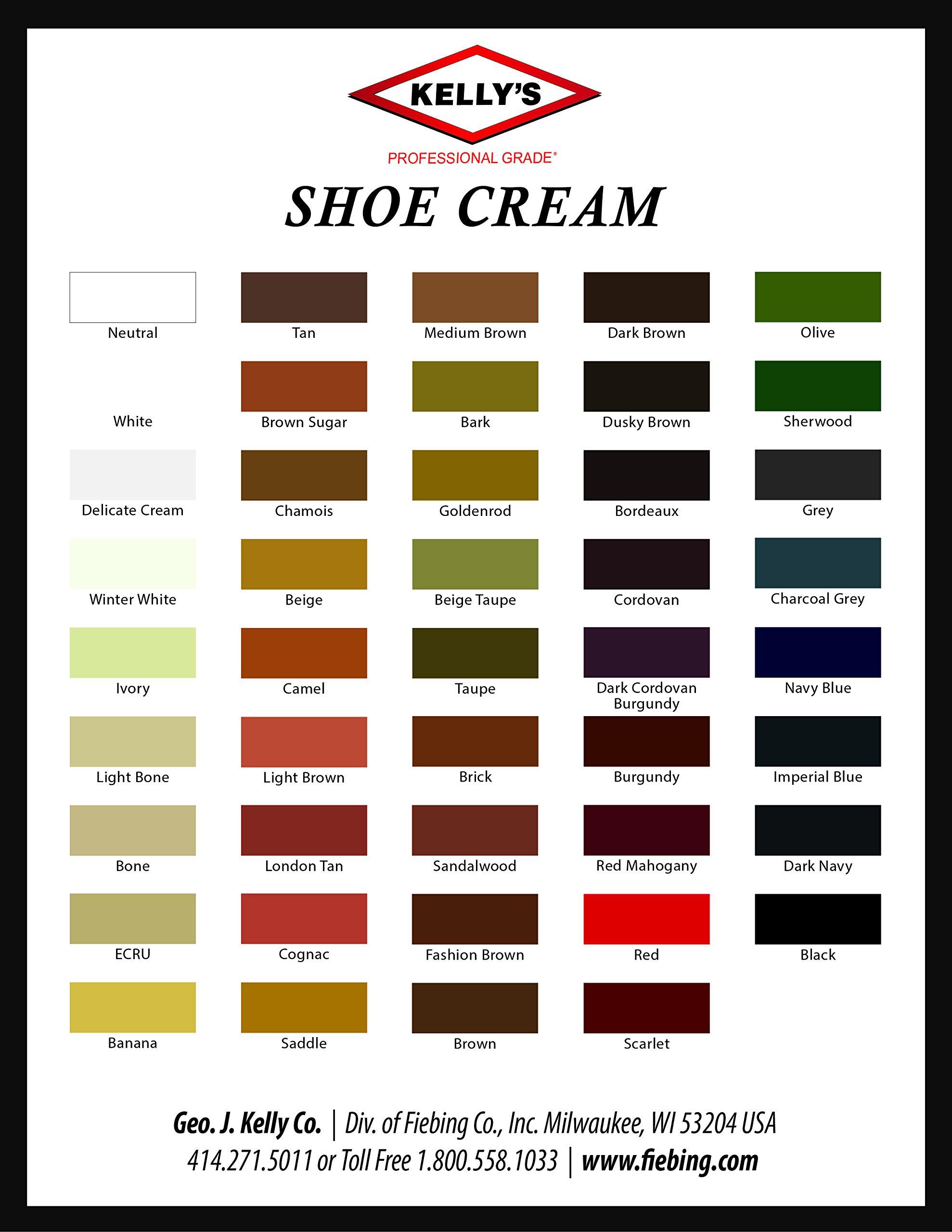 Kelly's London Tan Shoe Polish 1.5 oz - Professional Leather Shoe Cream - Image 7