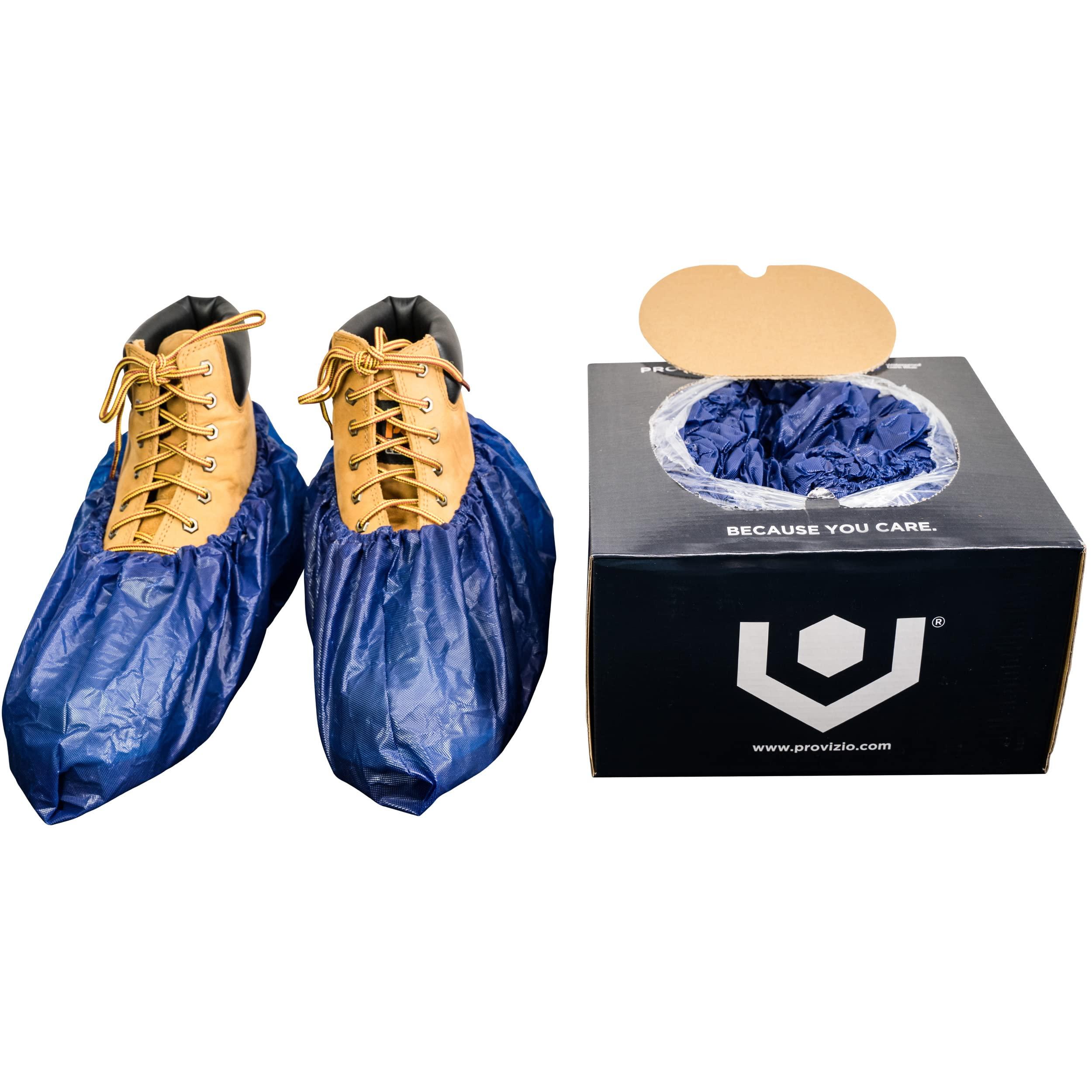 Provizio Supply Waterproof Shoe Covers Disposable Non Slip Extra Large Boot Cover - (40 Pairs) - Image 3