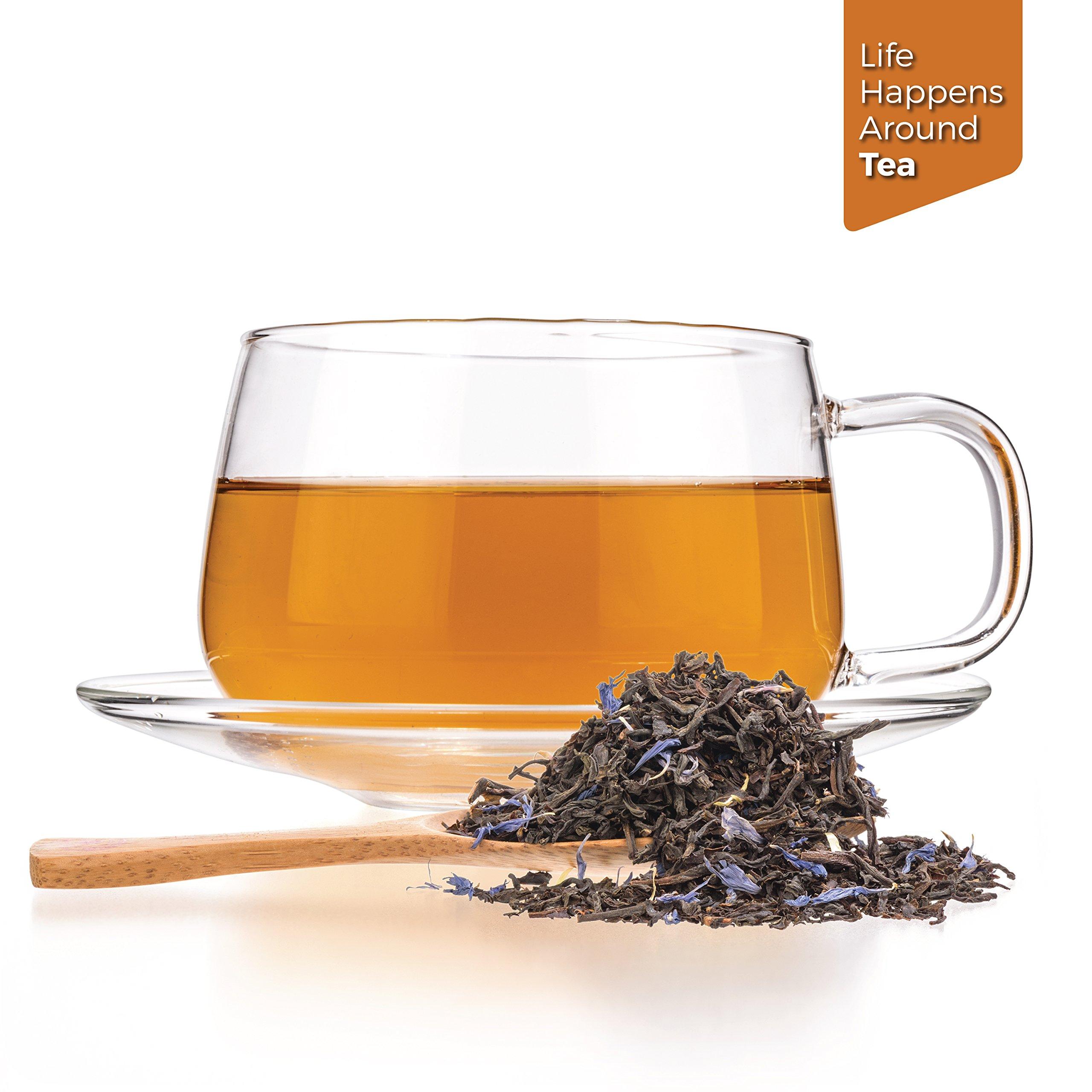 Tealyra - Cream Earl Grey Moonlight - Luxurious Loose Leaf Black Tea - Citrusy Bergamot with French Vanilla - All Natural, Medium Caffeine, 200g (7-ounce) - Image 4