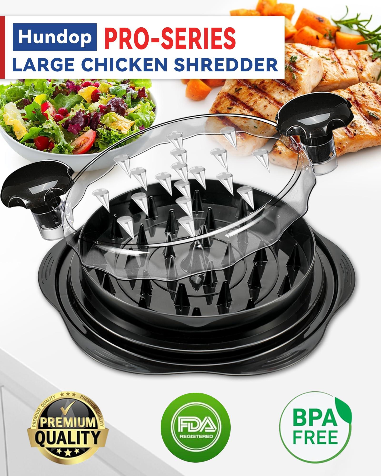 Chicken Shredder Tool Twist for Kitchen, Manual Chicken Breast Grinder Machine for Ground Food, Meat & Vegetables (Elegant Black) - Image 3
