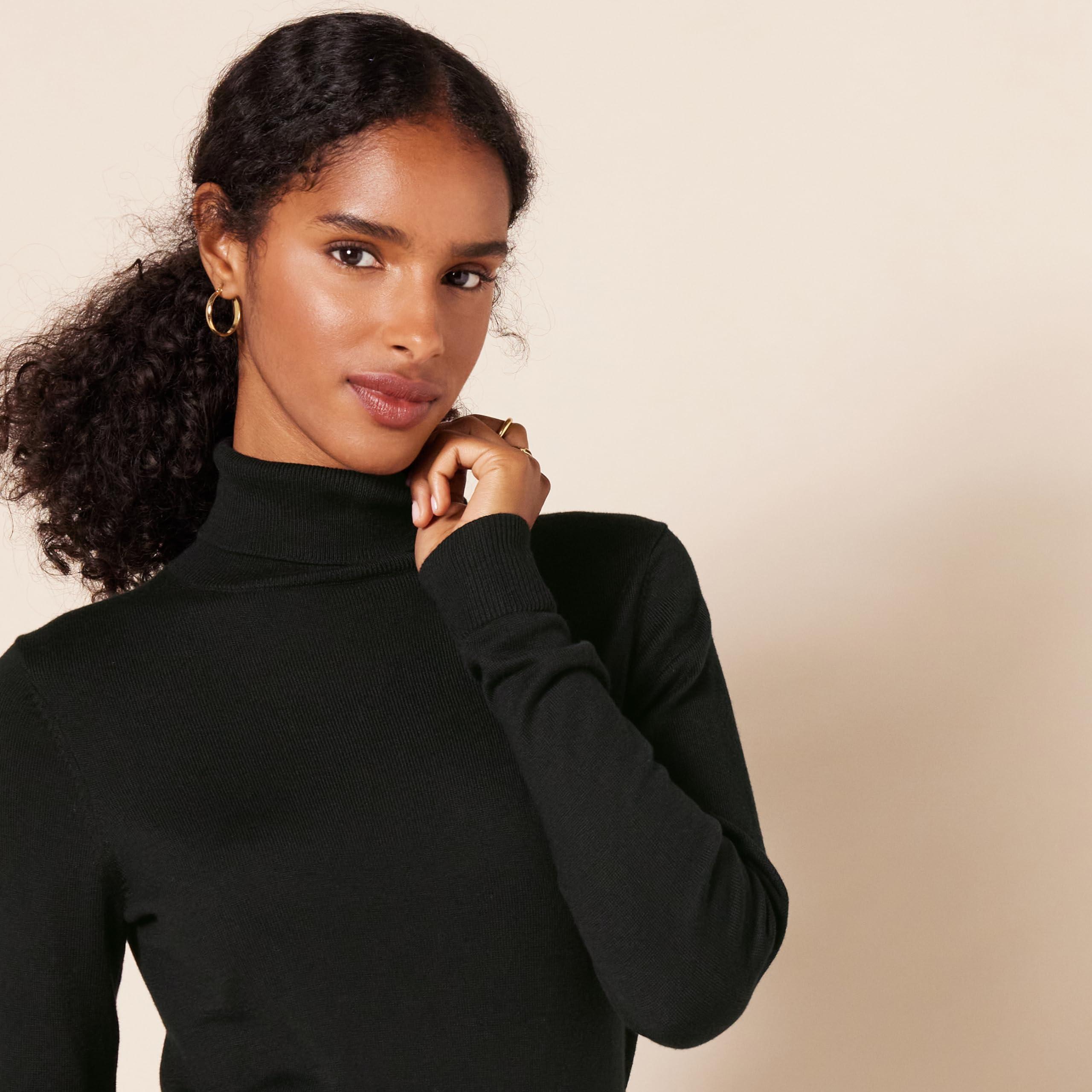 Amazon Essentials Women's Classic-Fit Lightweight Long-Sleeve Turtleneck Sweater (Available in Plus Size) - Image 4
