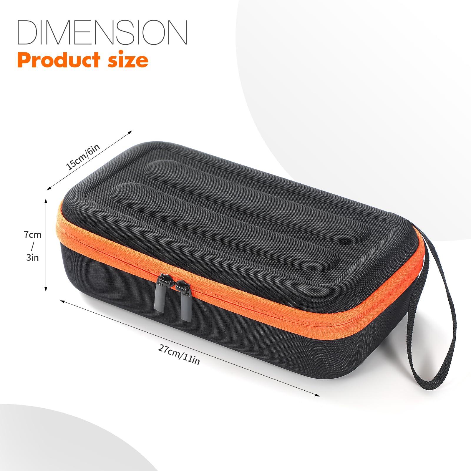 XBERSTAR Microphone Case for JBL Partybox Encore, Portable Organizer, Dual Mic Travel Case, Battery Version - Image 2