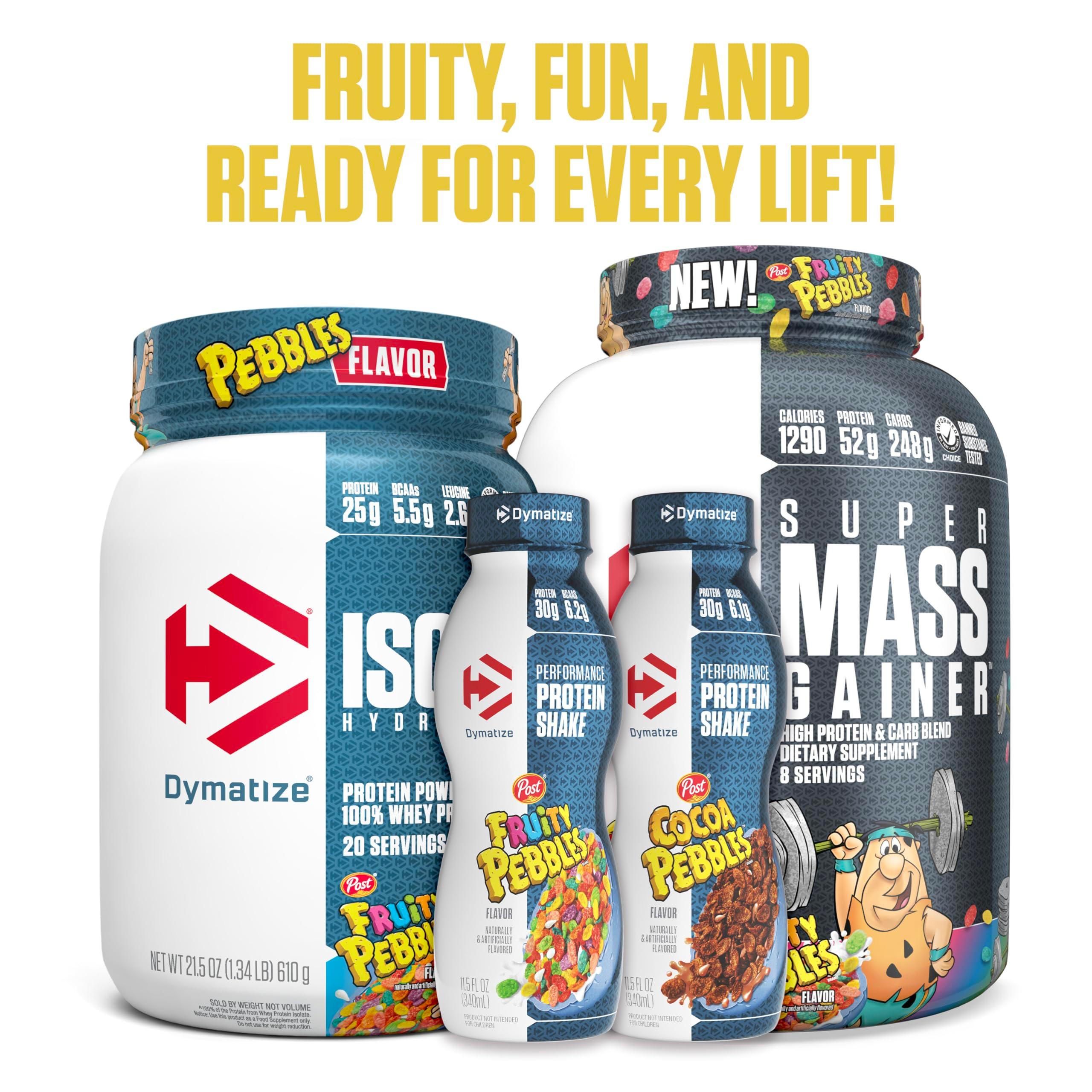 Dymatize x Fruity Pebbles ISO100 Whey Protein Powder Isolate, 25g of Protein, 20 Servings, 5.5g BCAAs, 120 Cal., Gluten Free, 1g Fat, 1g Sugar, 2g Carb - Image 5