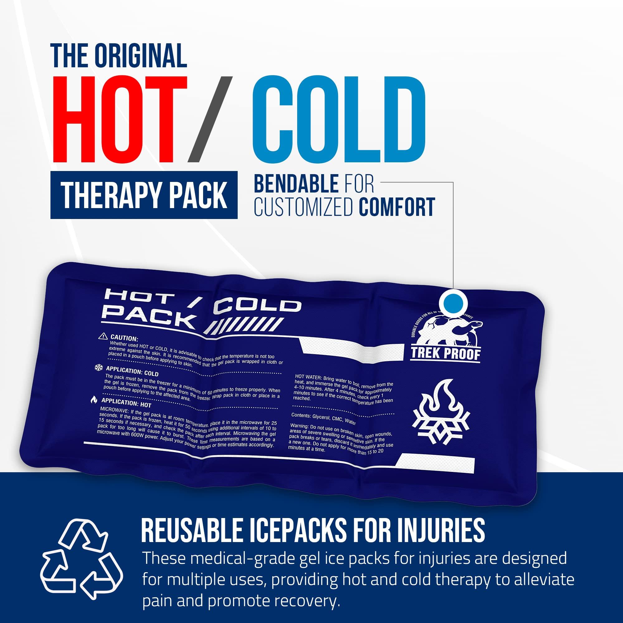 Flexible Ice Pack for Pain Relief - Reusable Gel Pack for Knee, Shoulder, Ankle, Back, and More - Bendable for Customized Comfort - Image 4