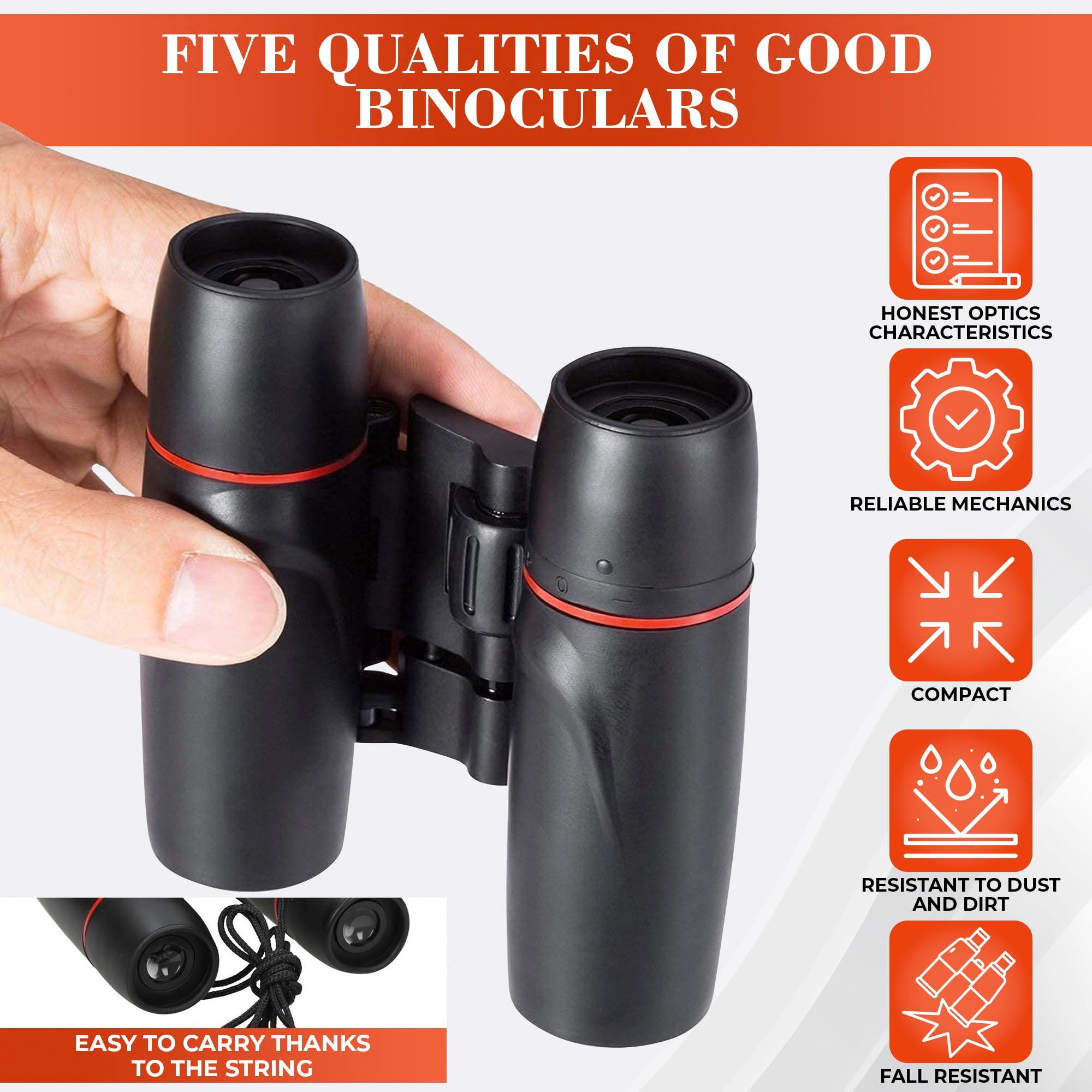 30x60 Travel Binoculars for Bird Watching – Small Binoculars for Adults with 126M/1000M Wide Field of View, 7.2° Angle & Storage Bag – Designed for Hiking, Birdwatching, and Outdoor Adventures - Image 4