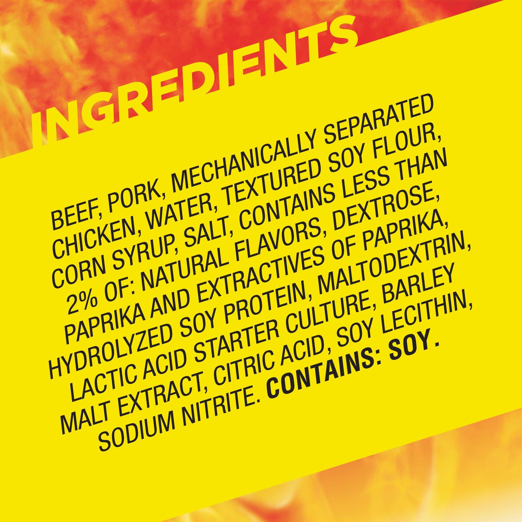 Slim Jim Smoked Meat Sticks, Original Flavor, 6g Protein Per Serving, Snack Size, 0.28 oz. (46 Count) - Image 3