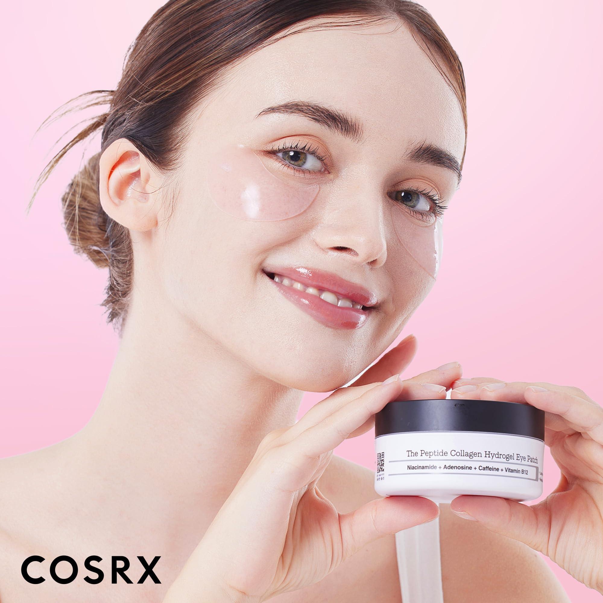 COSRX Under Eye Mask, Peptide Collagen Hydrogel Eye Patch for Puffy Eyes and Dark Circles, 60 Under Eye Patches, Korean Skin Care - Image 9