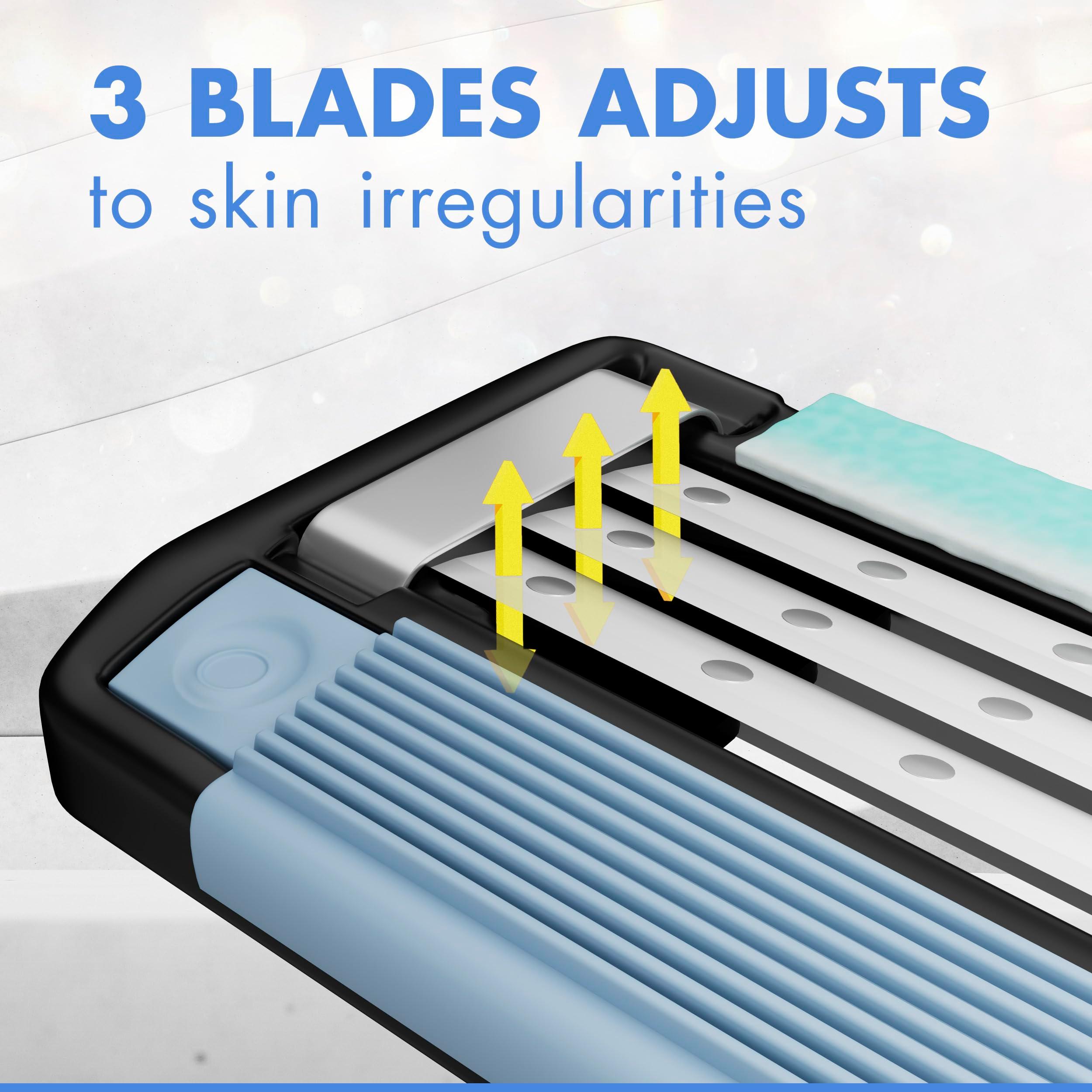 Gillette Mach3 Men's Disposable Razors, 3 Count - Image 3