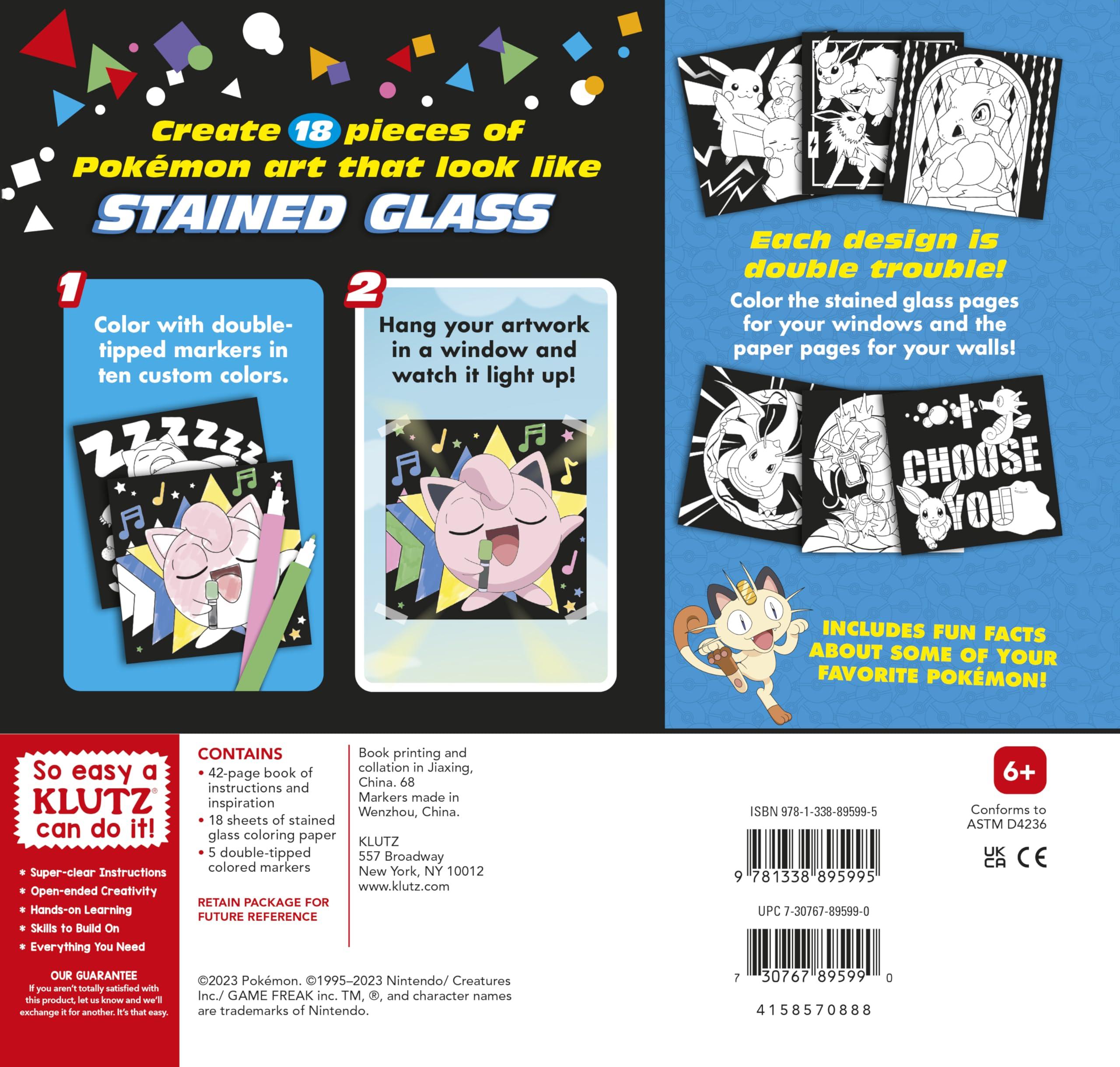 KLUTZ Pokémon Stained Glass Art Craft Kit - Image 6
