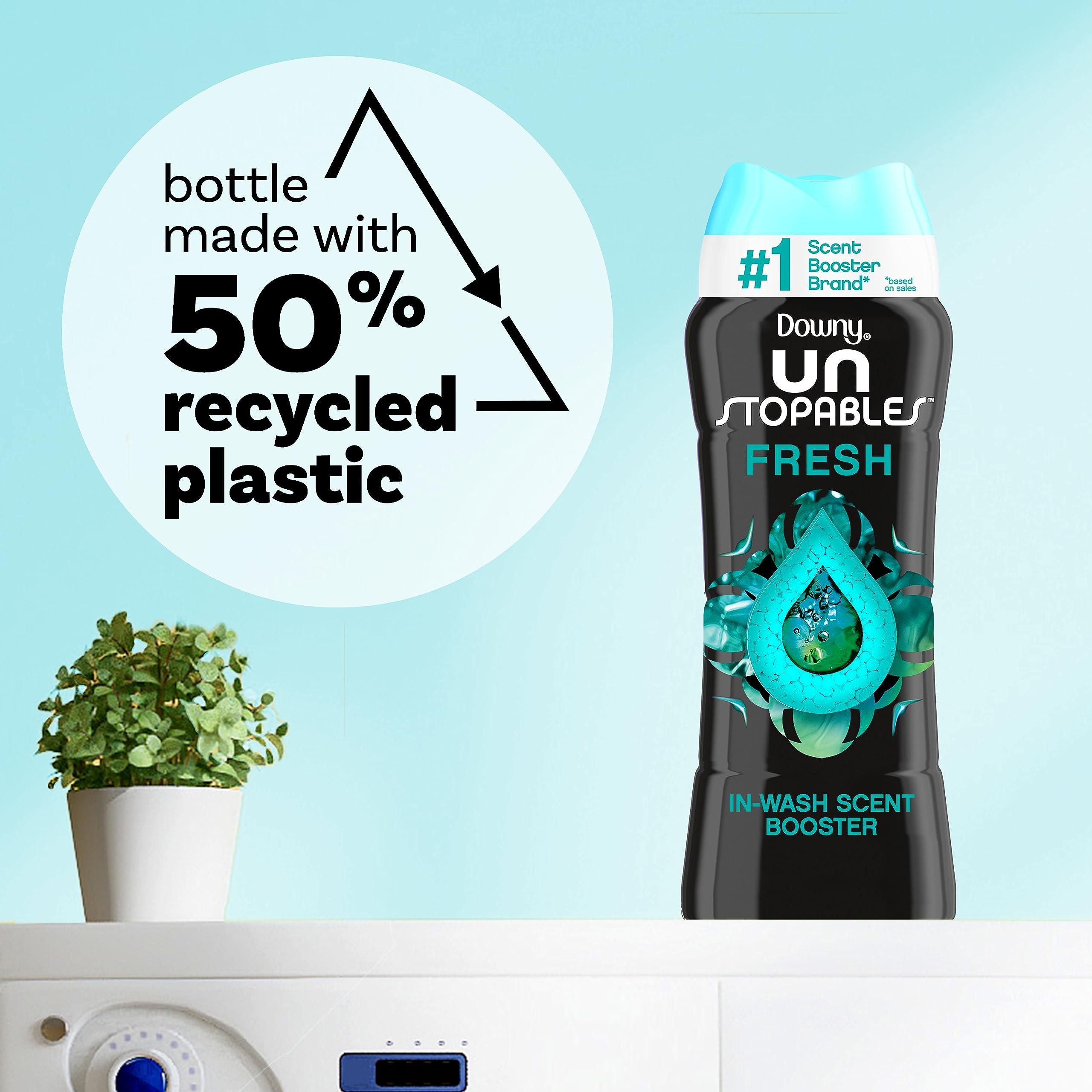 Downy Unstopables In Wash Scent Booster Beads, Fresh Scent, 24 oz, Laundry Beads for Odor Protection, Laundry Scent Boosters - Image 7