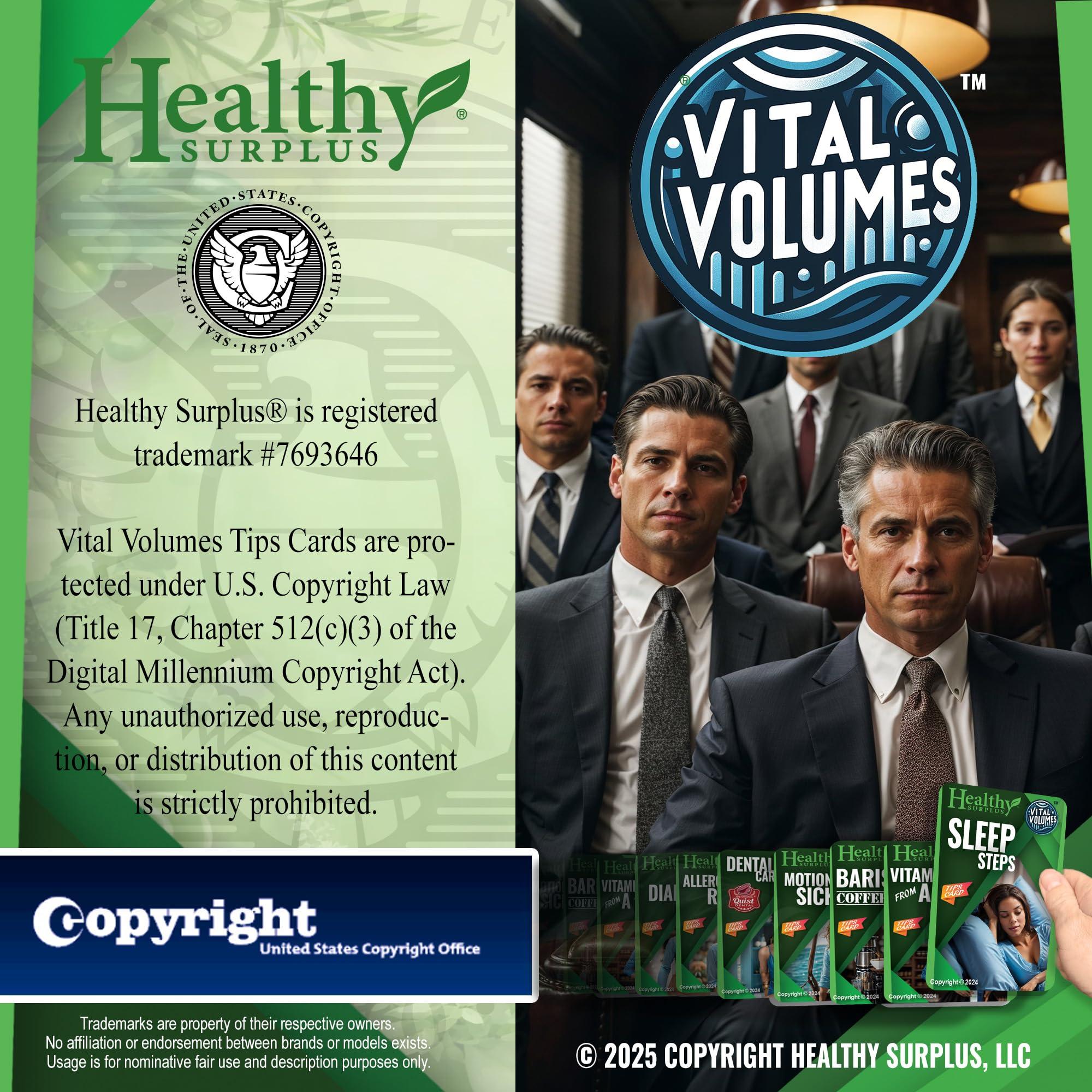 Healthy Surplus® Vital Volumes Tips Card & Equate Fast-Acting Nasal Spray Phenylephrine HCL 1% Decongestant -Bundle - Image 5