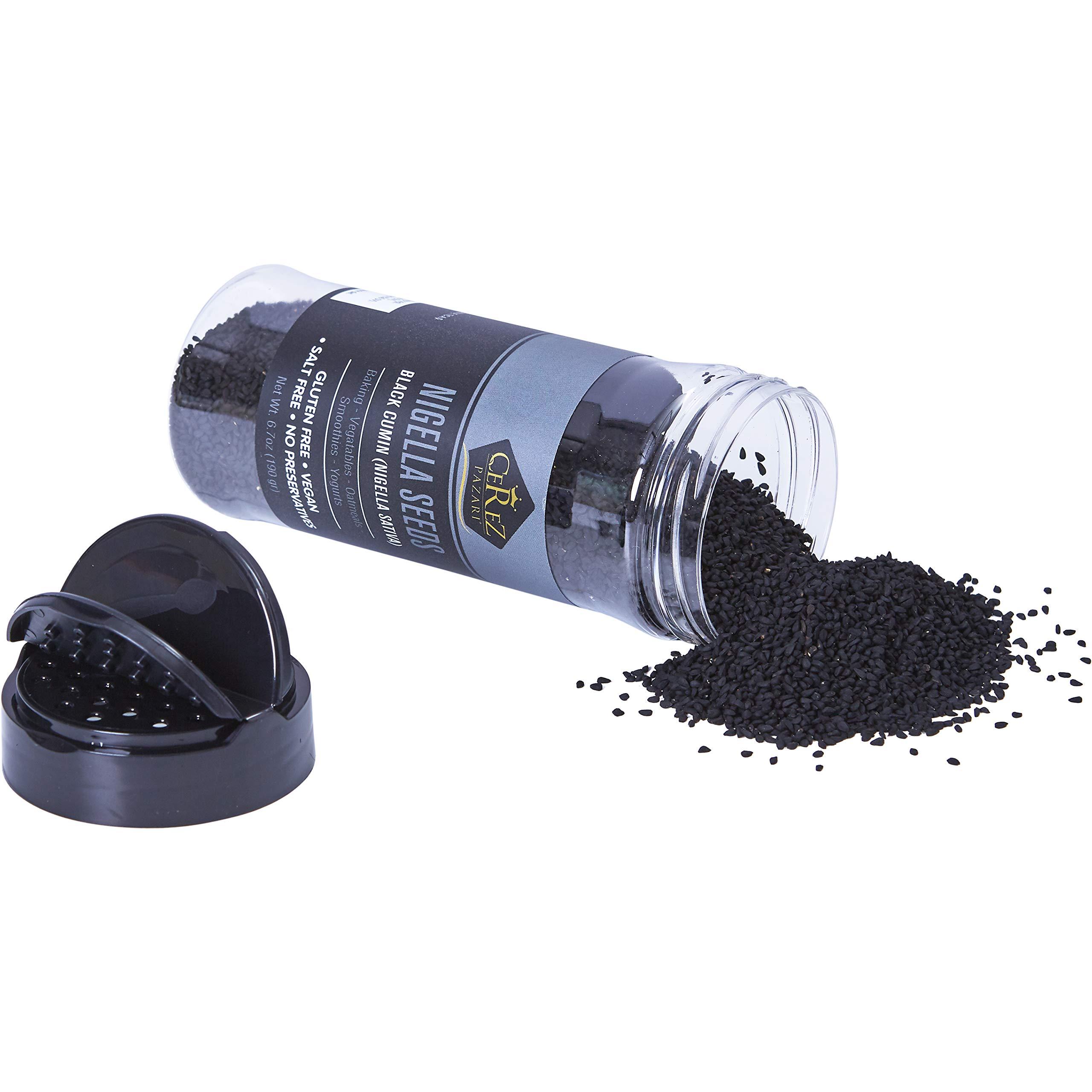 Cerez Pazari Nigella Seeds, Black Cumin Seeds (Nigella Sativa) 6.7 oz Premium Grade,%100 Natural, Freshly Packed, Non-GMO, Gluten Free, No Preservatives - Image 2