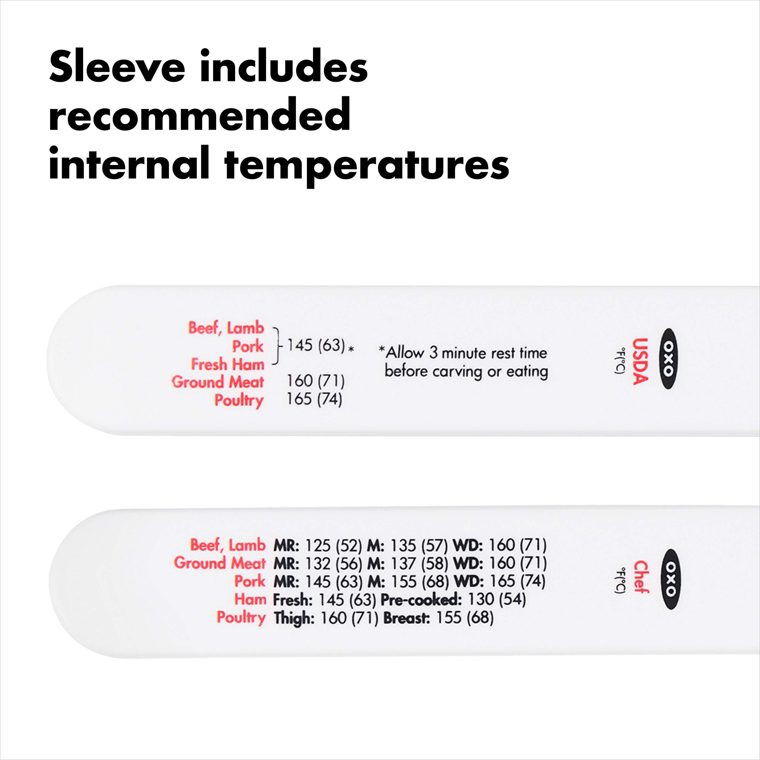 OXO Good Grips Chef's Precision Digital Instant Read Thermometer, Black - Image 6
