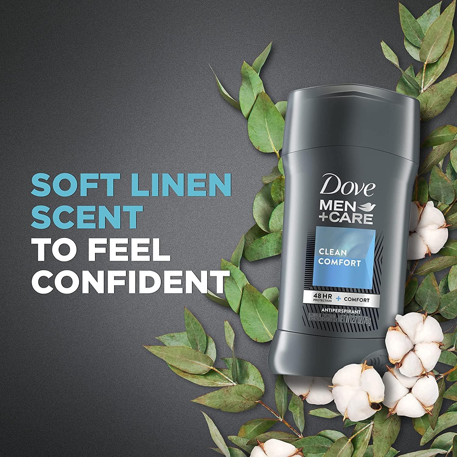 Dove Men+Care Antiperspirant Deodorant Stick Clean Comfort 2.7 oz (Pack of 12) - Image 4