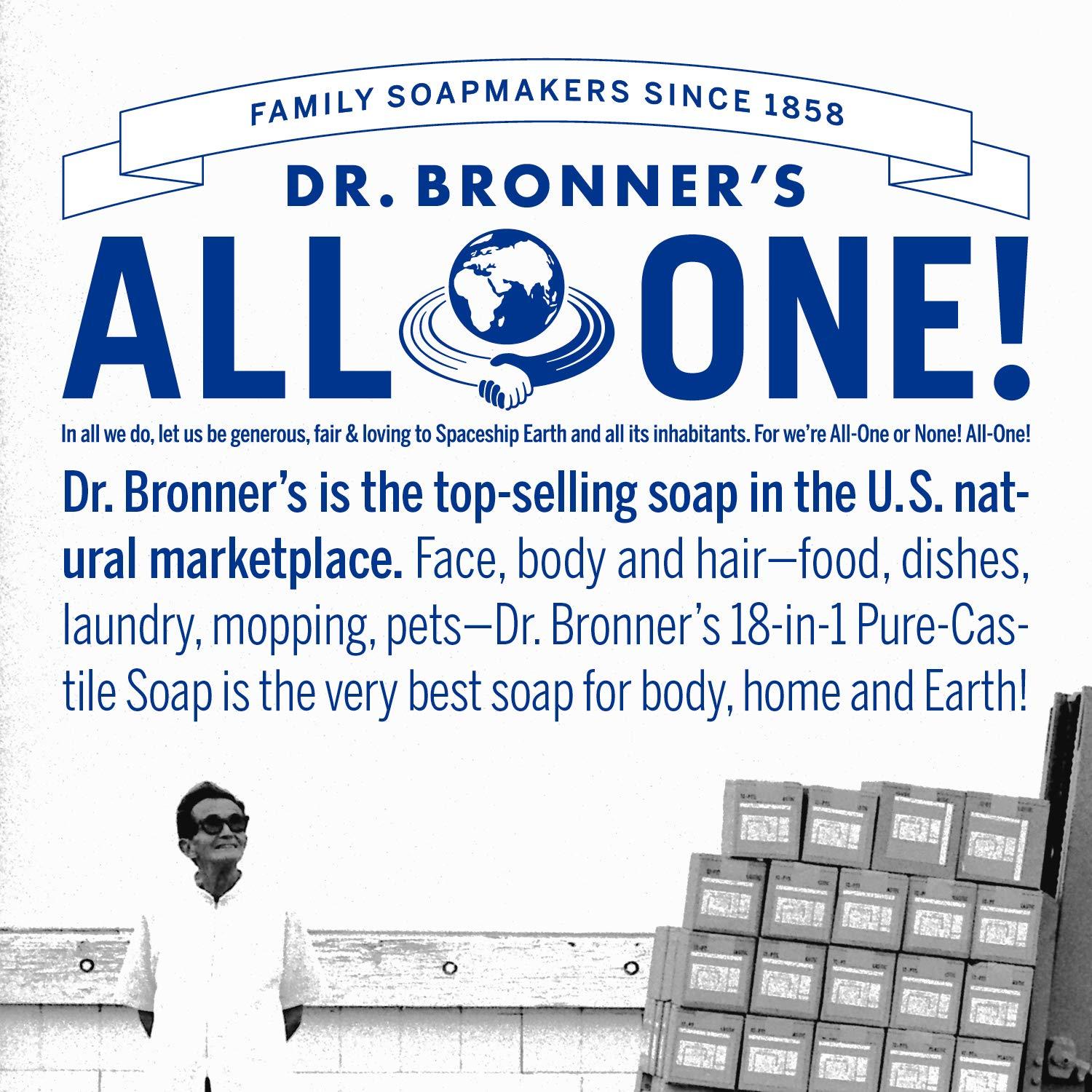 Dr. Bronner's Magic Soap - Pure-Castile Liquid Soap (Lavender, 32 ounce, 2-Pack) -Regenerative Organic Certified Oils, 18-in-1 Uses: Body, Hair, Laundry, Pets & Dishes, Concentrated, Vegan, Non-GMO - Image 7