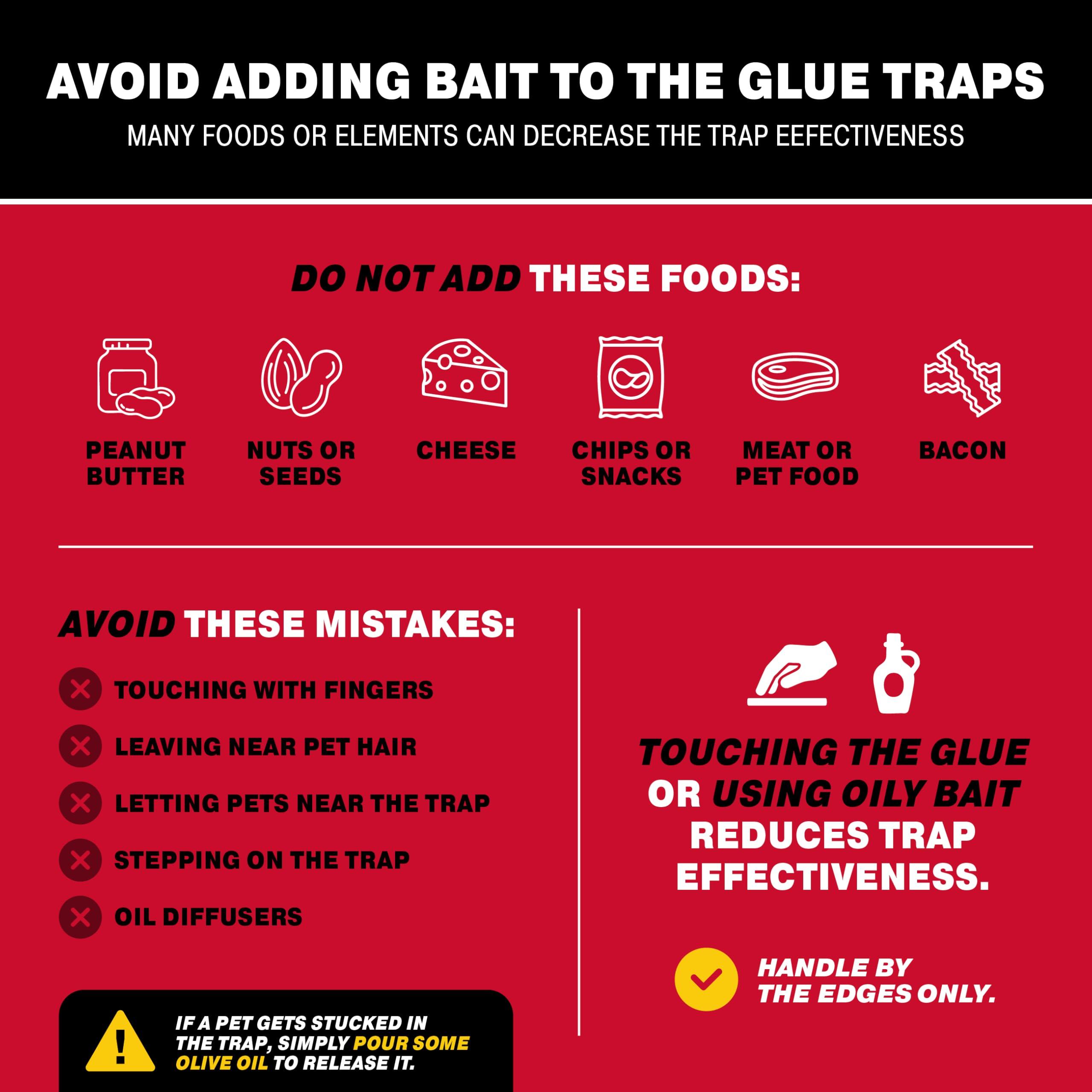 Catchmaster Max-Catch Mouse & Insect Glue Trap 36pk, Mouse Traps Indoor for Home, Sticky Pest Control Adhesive Tray for Catching Bugs, Non Toxic Bulk Pre-Baited Glue Boards - Image 5