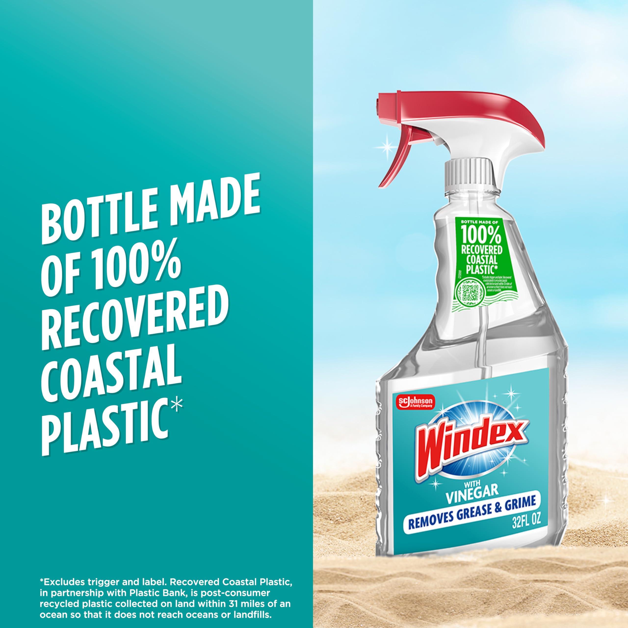 Windex with Vinegar Glass Cleaner, Spray Bottle, 32 fl oz - Image 7