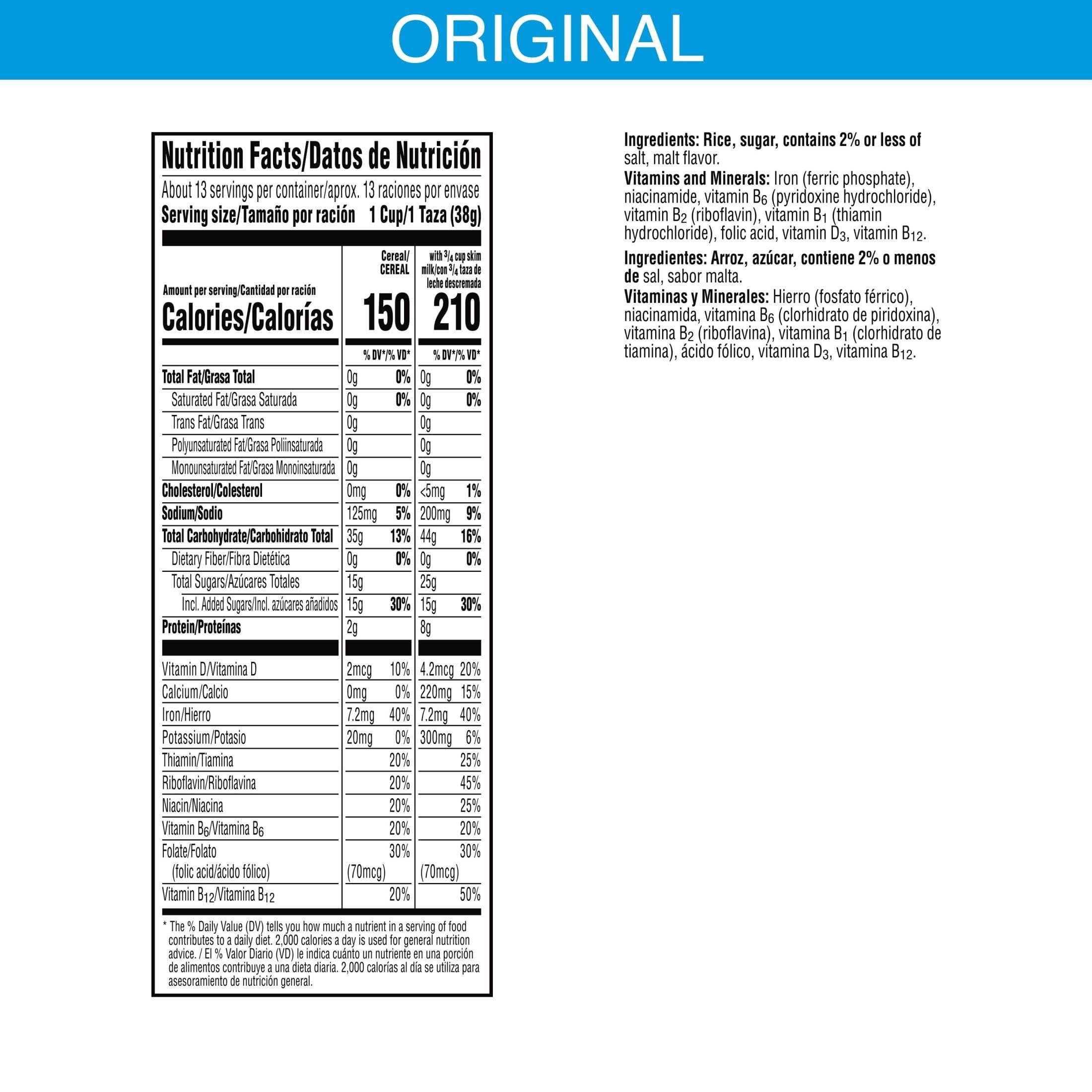 Kellogg's Frosted Krispies Breakfast Cereal, Kids Snacks, Baking Marshmallow Treats, Family Size, Original (8 Boxes) - Image 2