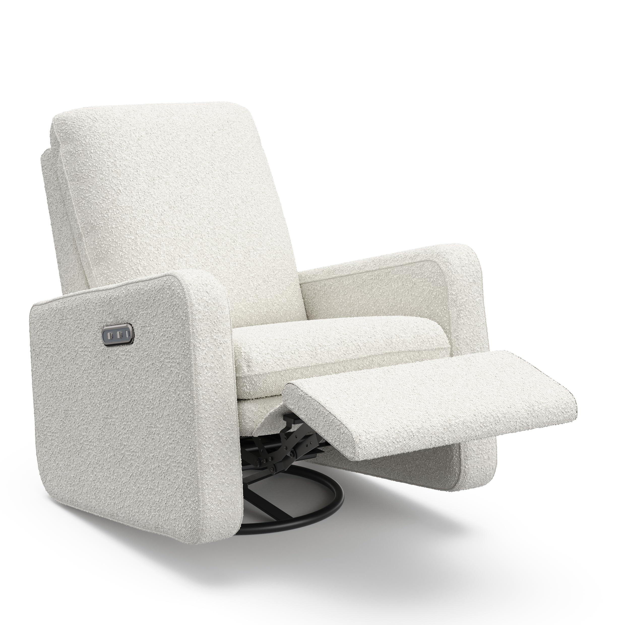 Graco Teddi Power Recliner Swivel Glider (Ivory Boucle) – Electronic Power Recline, USB-A & USB-C Charger, Premium Cushioning & Comfort - Image 10