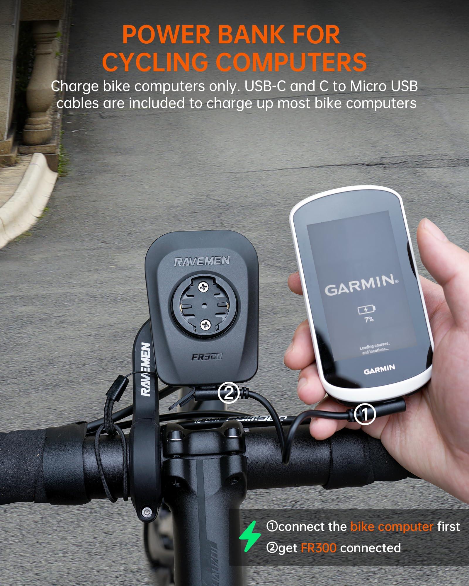 RAVEMEN FR300 Compatible with Garmin/Wahoo Bike Computer, 300 Lumen Warning Flashing 6 Modes Cycling Computer Accessories with Auto On Off, USB C Rechargeable for Road Bike (Patent Protected) - Image 6