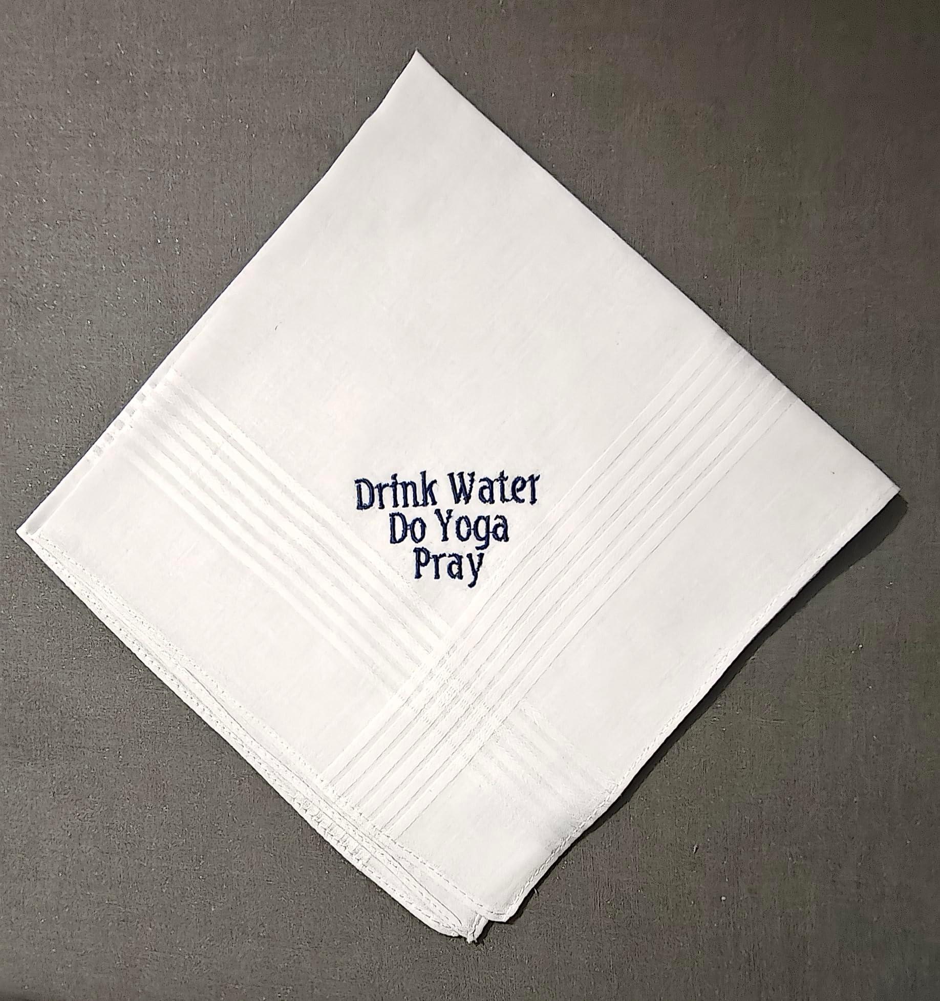 Custom Handkerchief For Men, Personalized Embroidered White Soft Cotton Wedding Hand Kerchief Hankie Hanky For Groom Groomsmen Father Dad Women Bride Keepsake Accessories - Image 5