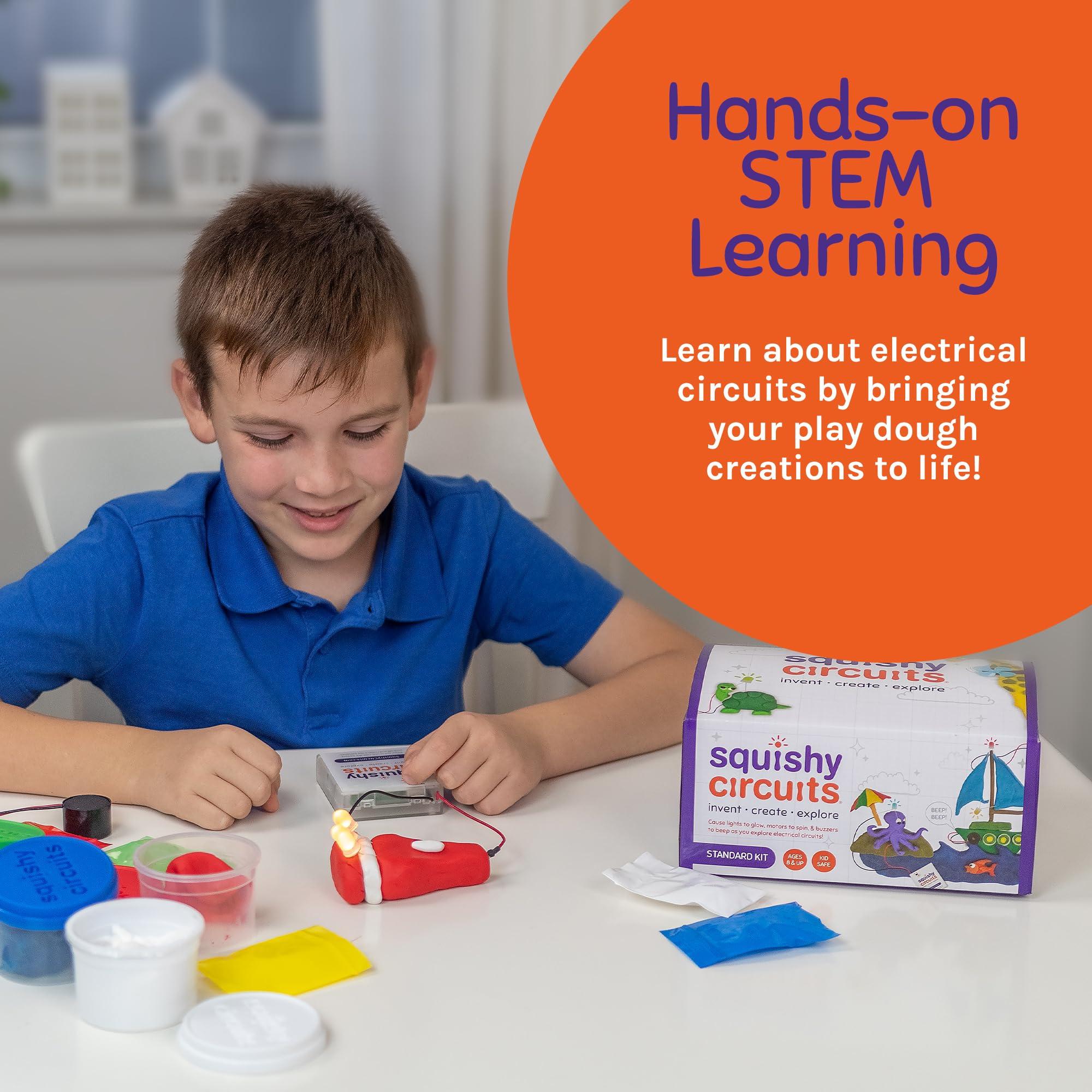 Squishy Circuits Standard Kit - Explore Electrical Circuits with Play Dough - STEM Science Kits for Kids Age 8-12 - Fun and Educational at Home, Classroom, Camp, and More! - Image 4