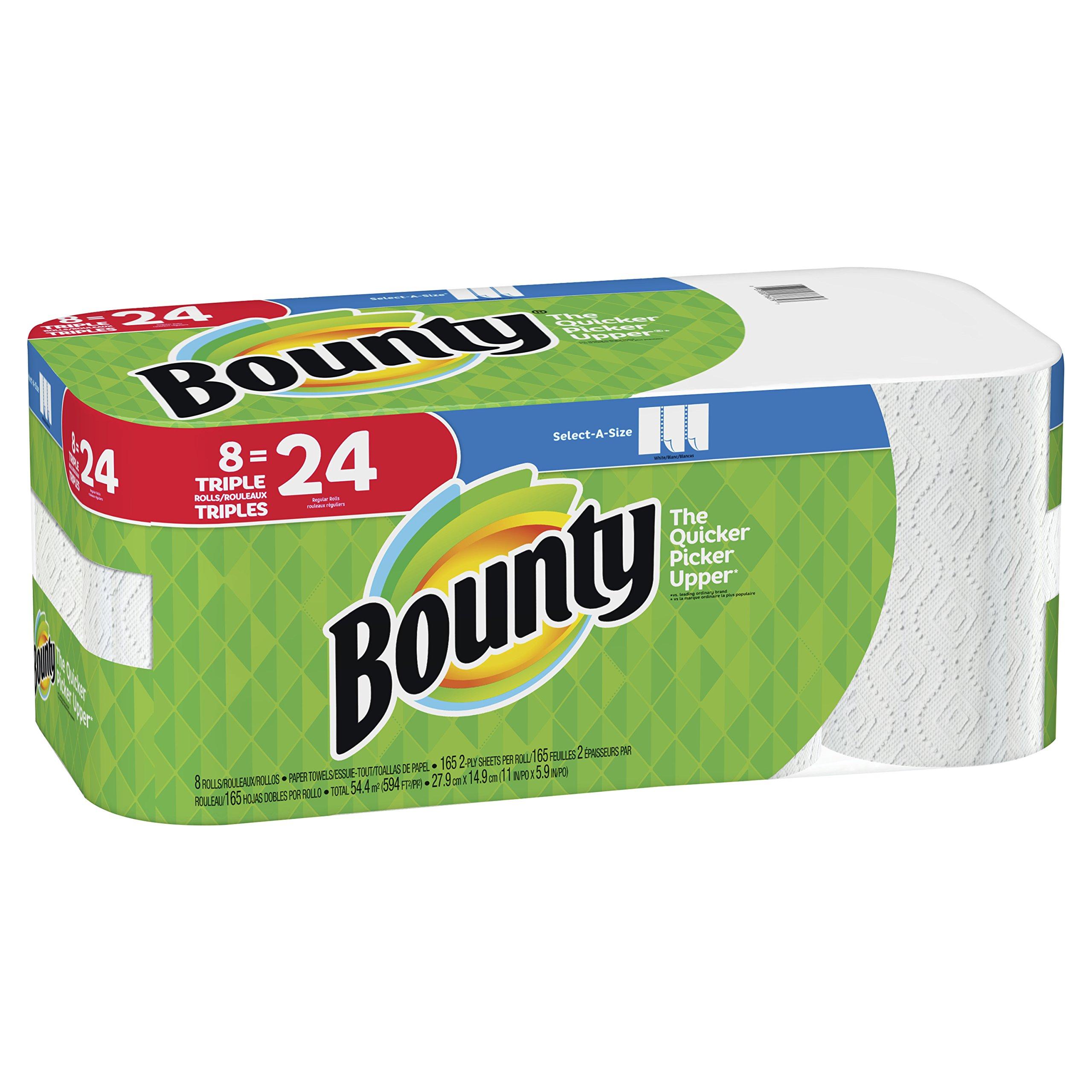 Bounty Paper Towels, Select-A-Size, 8 Triple Rolls - Image 8