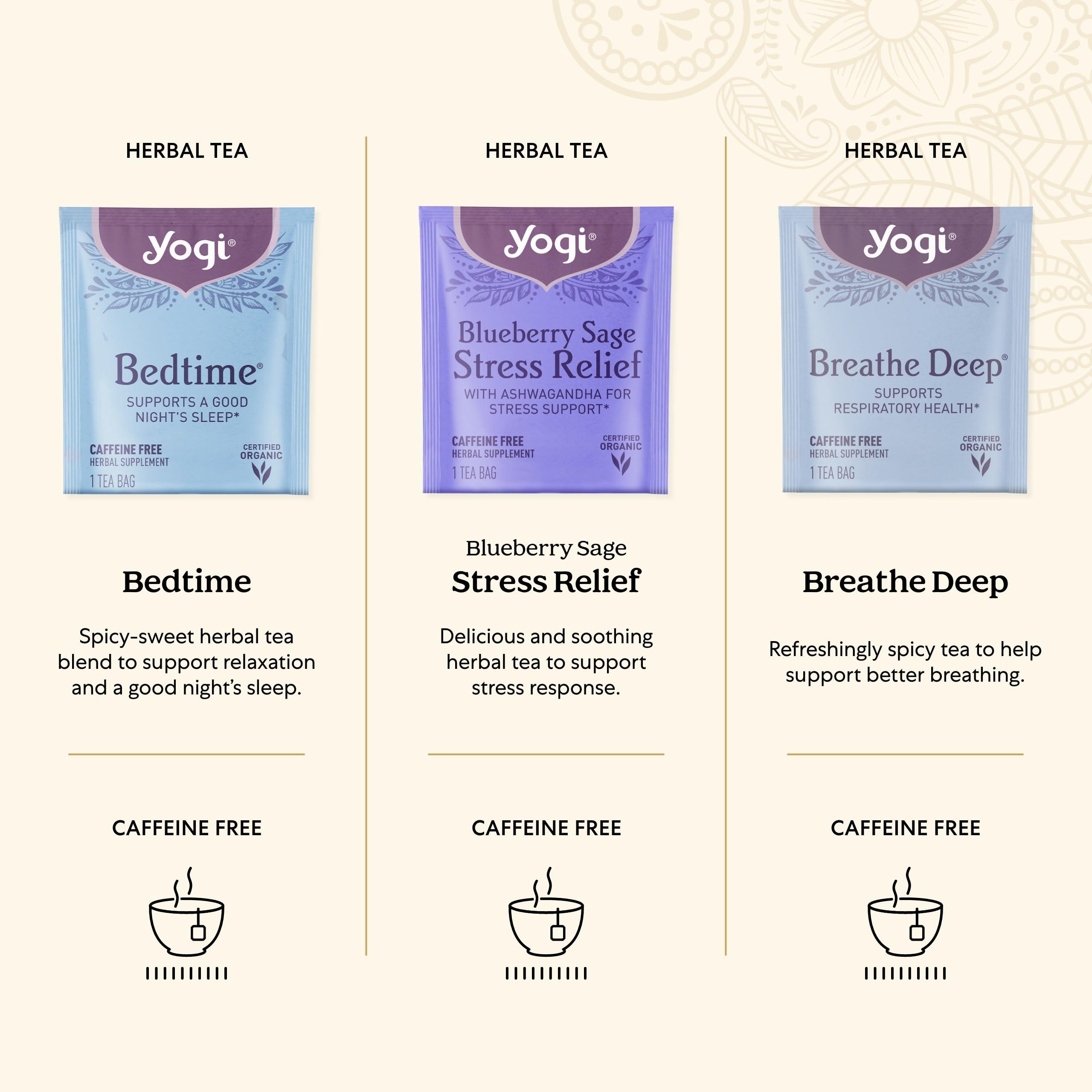 Organic Sampler Gift Box-5 Tea Bags per Flavor (45 Tea Bags)-Delicious Wellness Immunity Teas-9 Herbal Teas-Caffeine-Free Tea Variety Pack-Tea Gift Set - Image 3