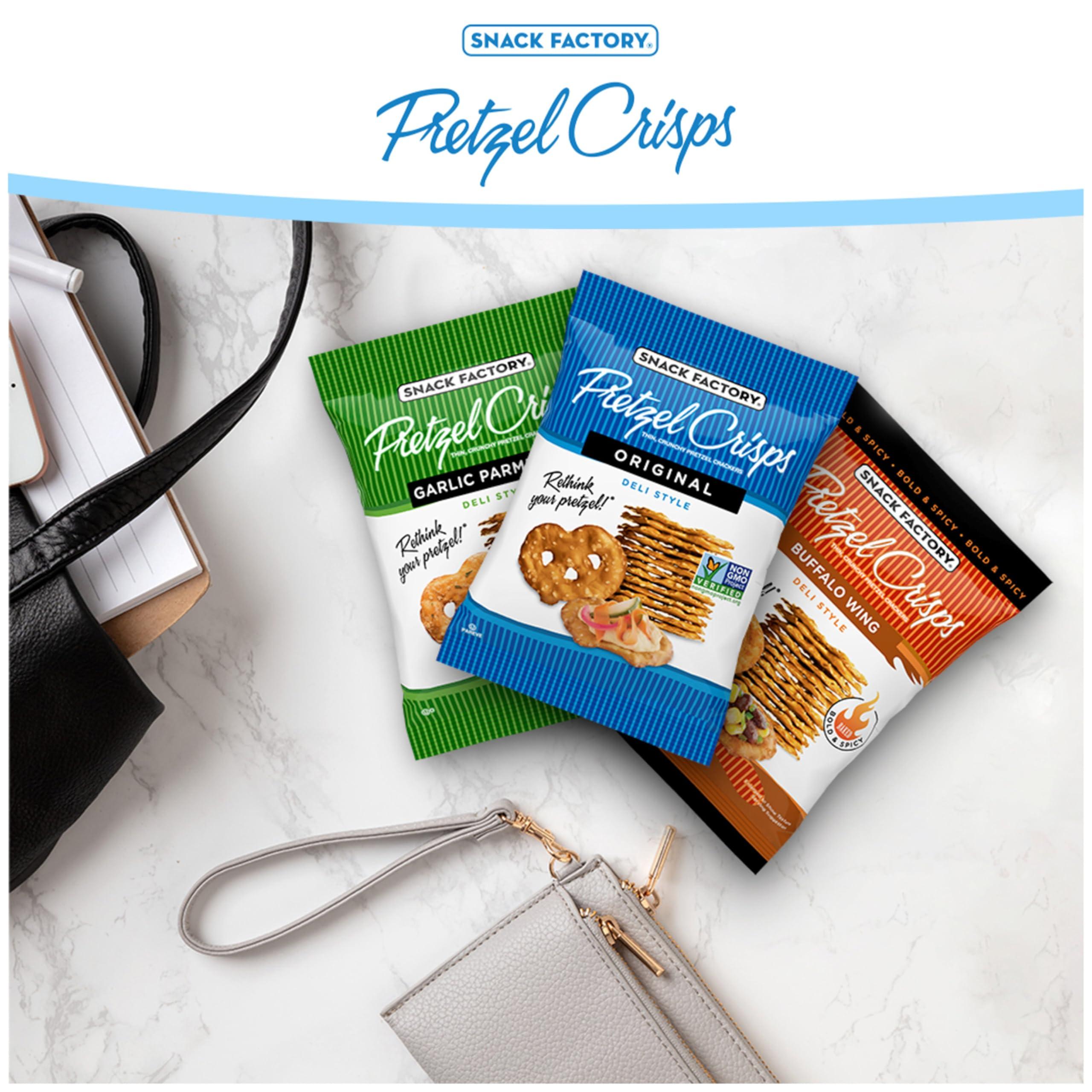 Snack Factory Pretzel Crisps Variety Pack, Individual 1.5 Ounce (Pack of 24) - Image 4