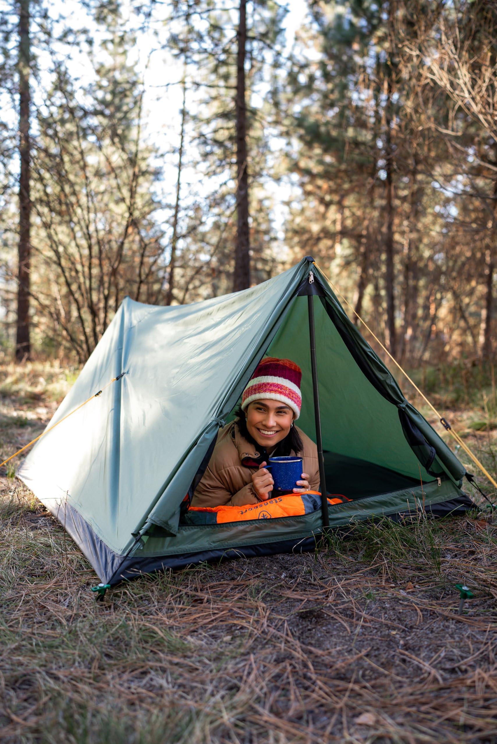 Stansport Eagle Backpacking Tent - Forest Green - Image 2