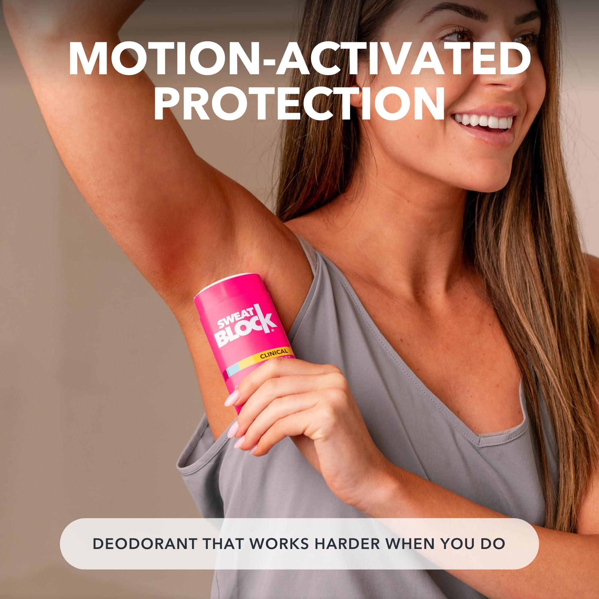 SweatBlock Deodorant for Women | Clinical Antiperspirant, 48 Hour Sweat & Odor Protection, Coconut & Vanilla - Image 6