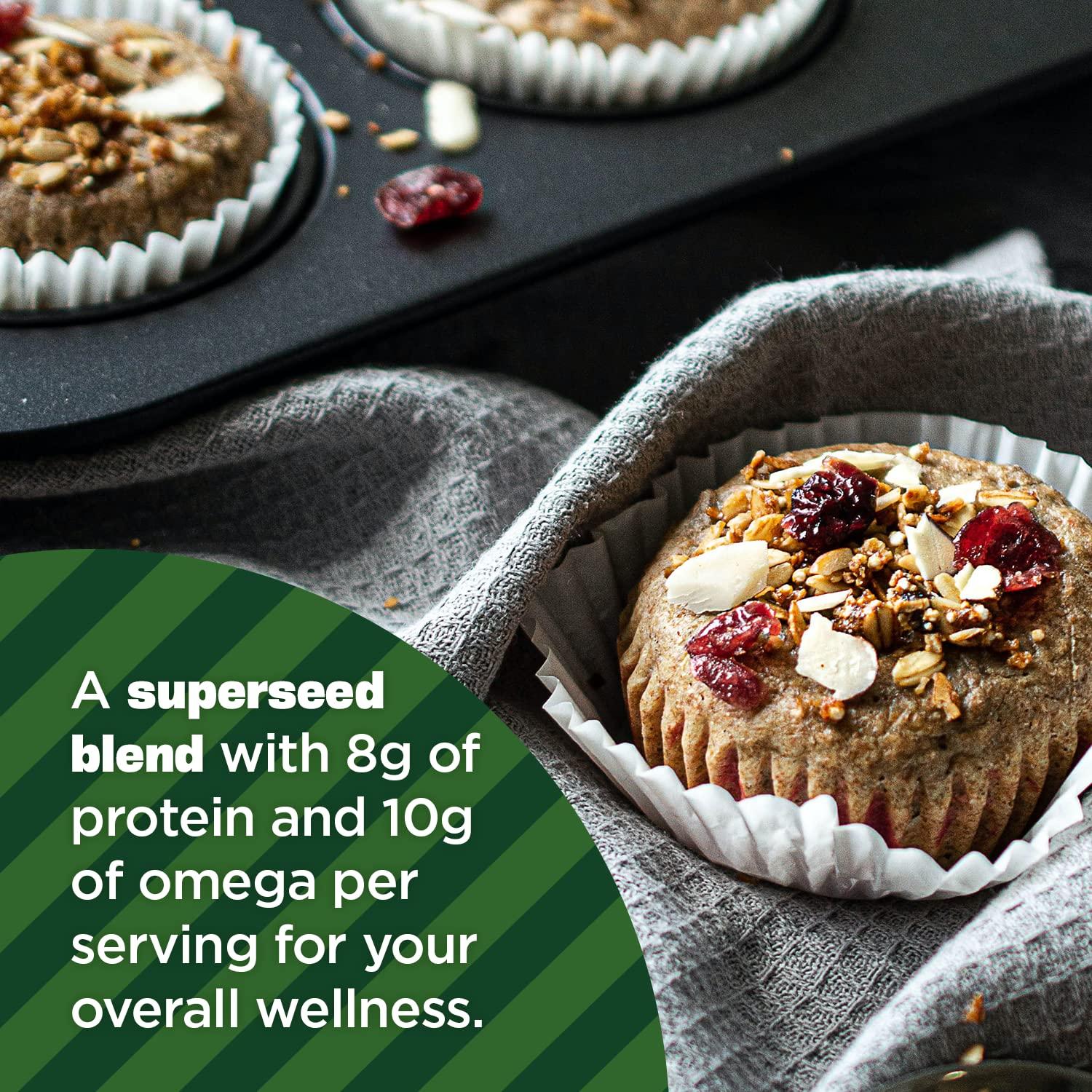 Manitoba Harvest Organic Hemp and Chia and Flax, 7 oz, 8g Plant Based Protein, 5g of Fiber per Serving, Vegan, Keto, Paleo, Omega 3 & 6, Superseed Blend for Smoothies, Baking - Image 5