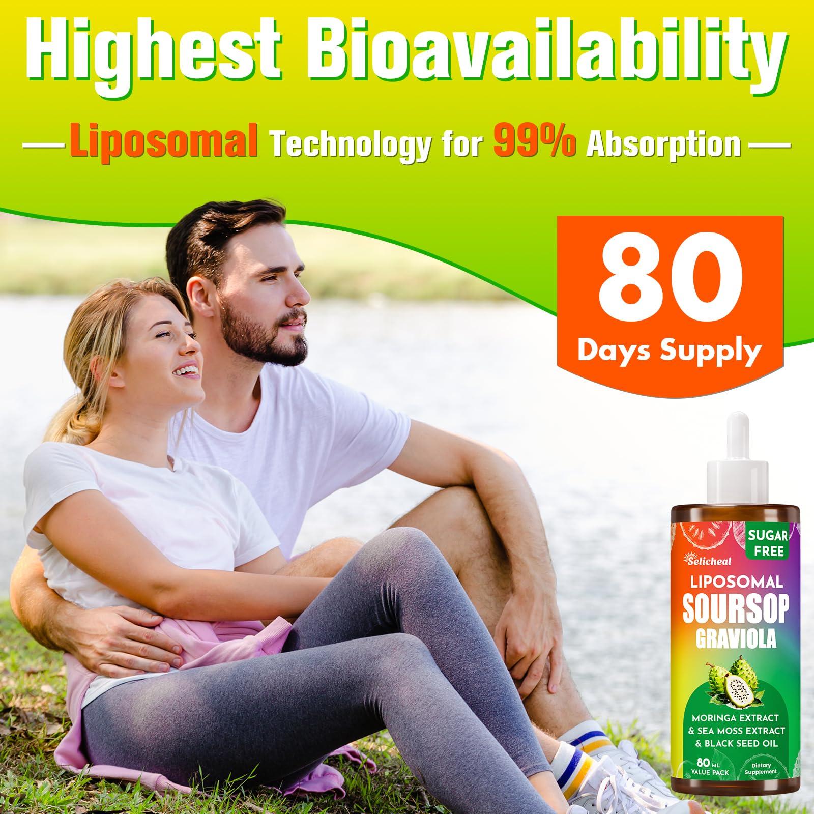Soursop Bitters Liquid 880MG, Soursop Multivitamin Drops with Leaf Extract, for Cell Support & Regeneration, Immunity, Liver, Gut, Zzz, Skin & Antioxidant | 2.8 Fl Oz, 80 Days Supply - 1 Pack - Image 6