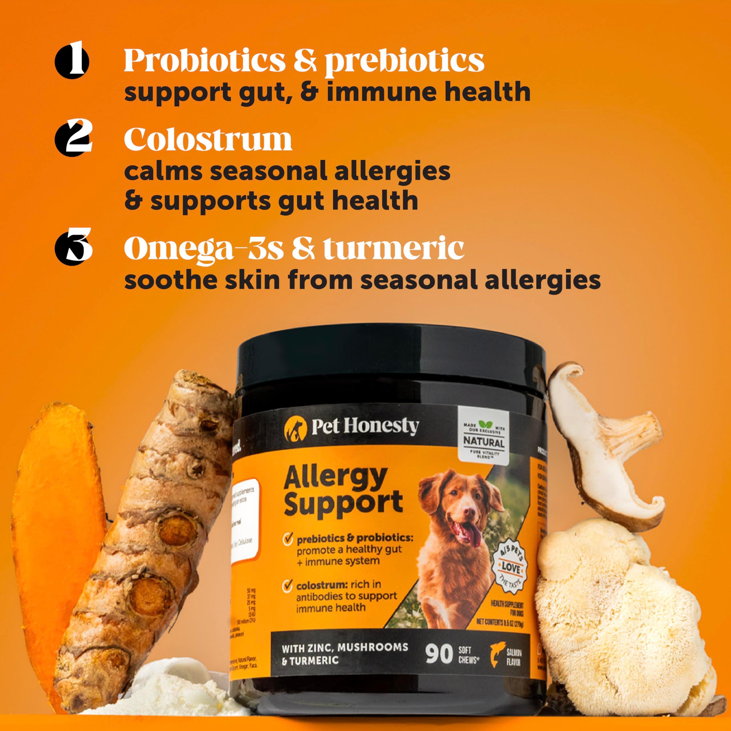 Dog Allergy & Itch Relief - Advanced Itch Supplement with Probiotics for Dogs - Immune Support & Skin Relief for Seasonal Allergies - Natural Itchy Skin & Paw Relief - (Salmon, 90 Ct) - Image 3