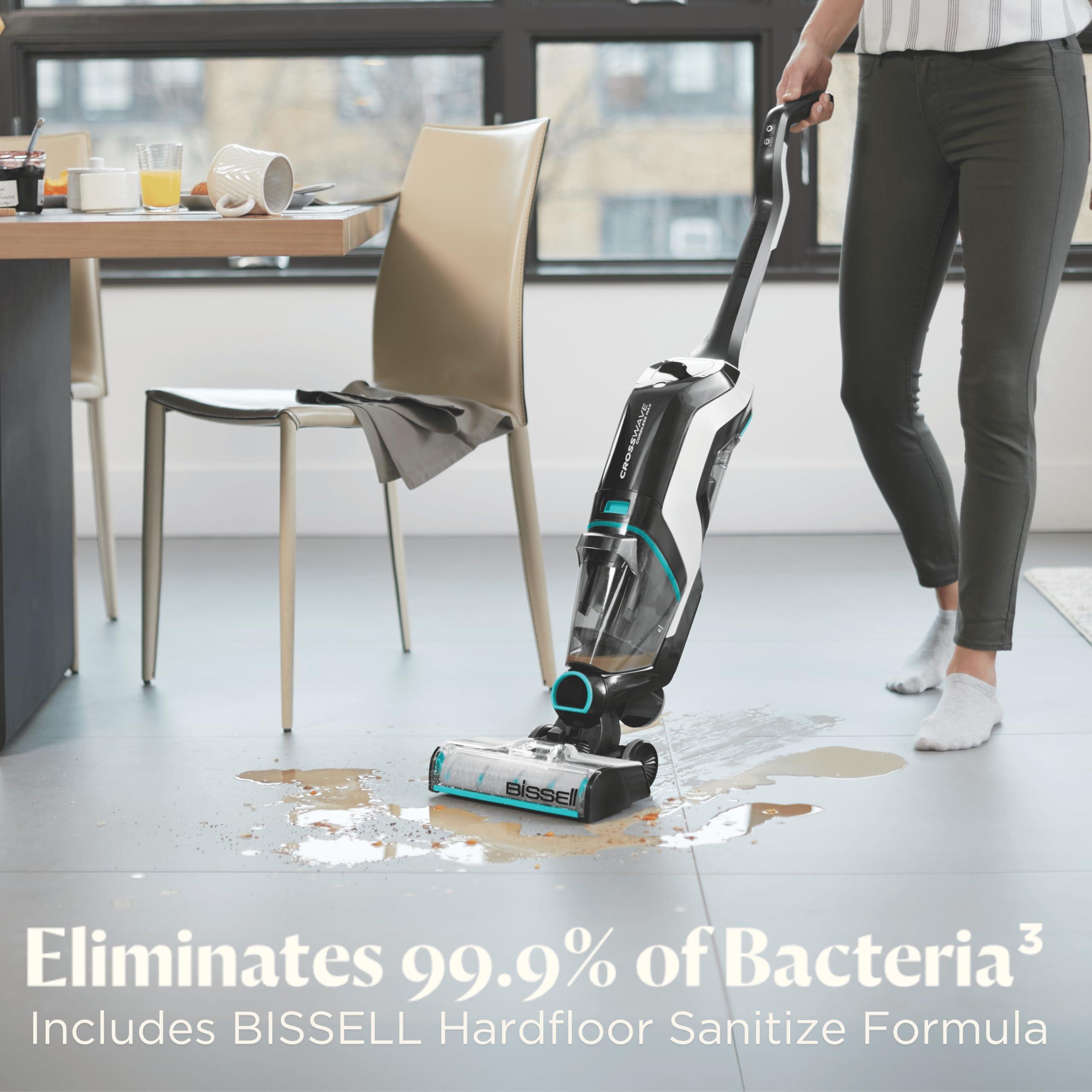 Bissell CrossWave Cordless Max Vacuum Mop All in One Wet and Dry Vac Combo Hard Floor Cleaner and Area Rugs, Cordless Mop, Pack-in Formulas Included, 2554A - Image 4
