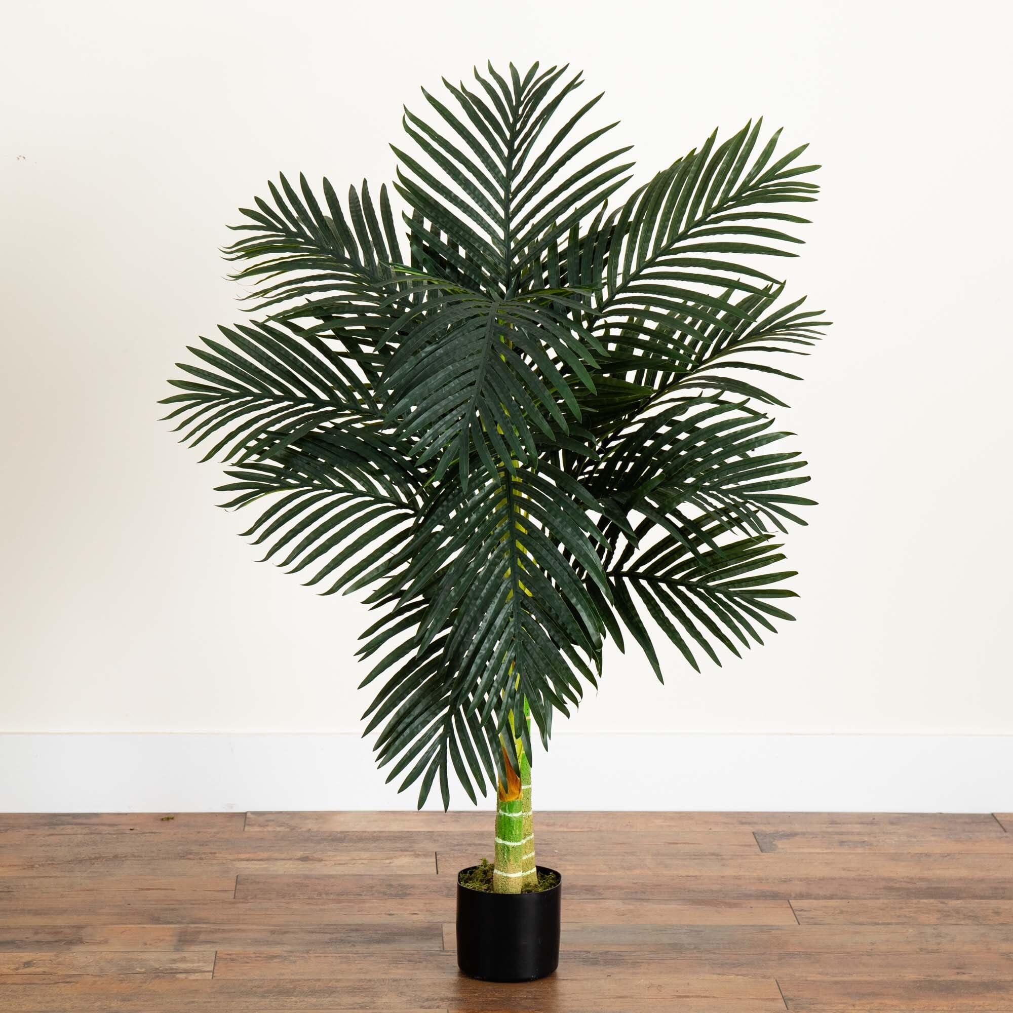 Nearly Natural 4ft Golden Cane Palm Artificial Tree - Image 9
