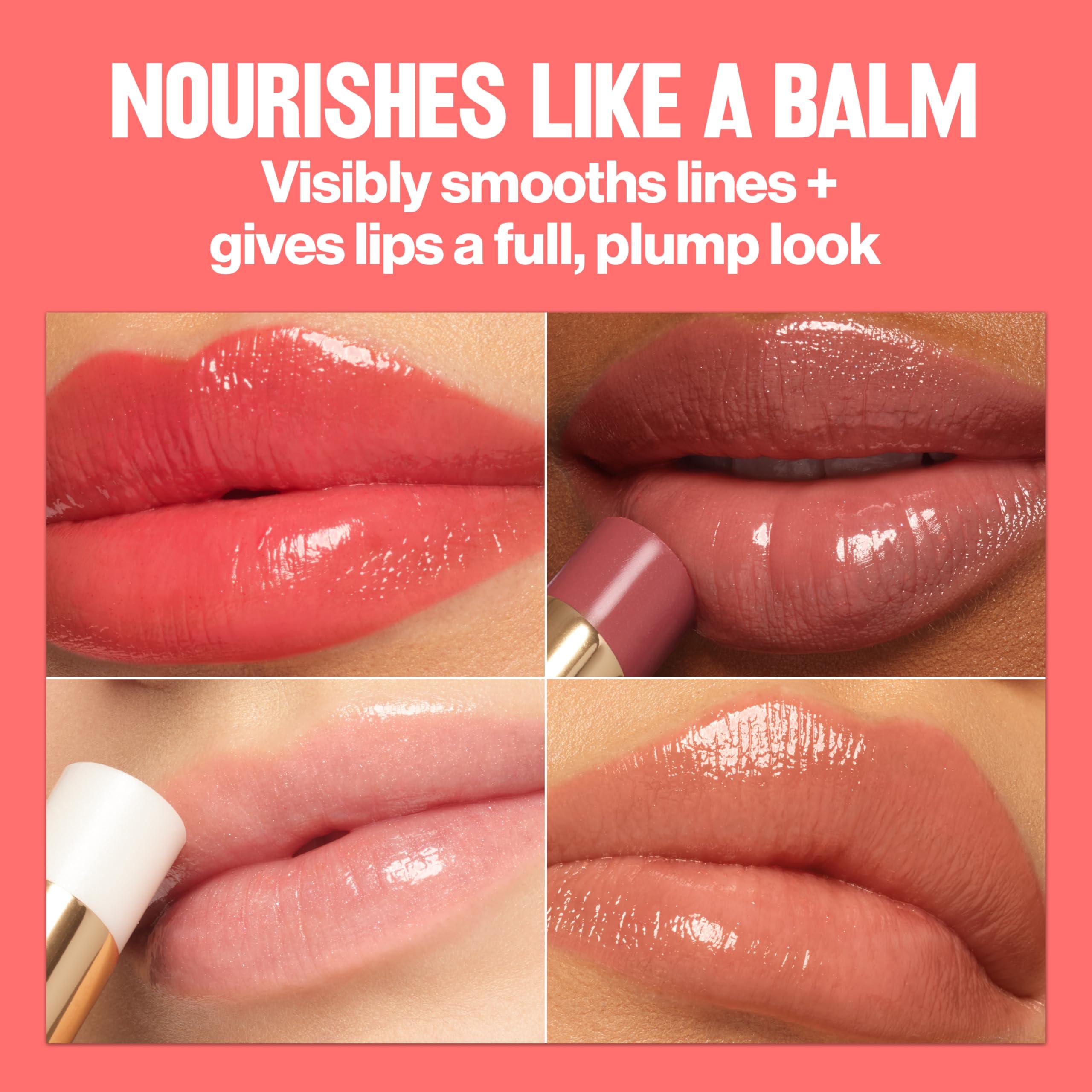 REVLON Super Lustrous Glass Shine Balm, Hydrating Tinted Lipstick, Sheer, Glossy Shiny Finish, 005 Glossed Up Rose, 0.11 oz - Image 5