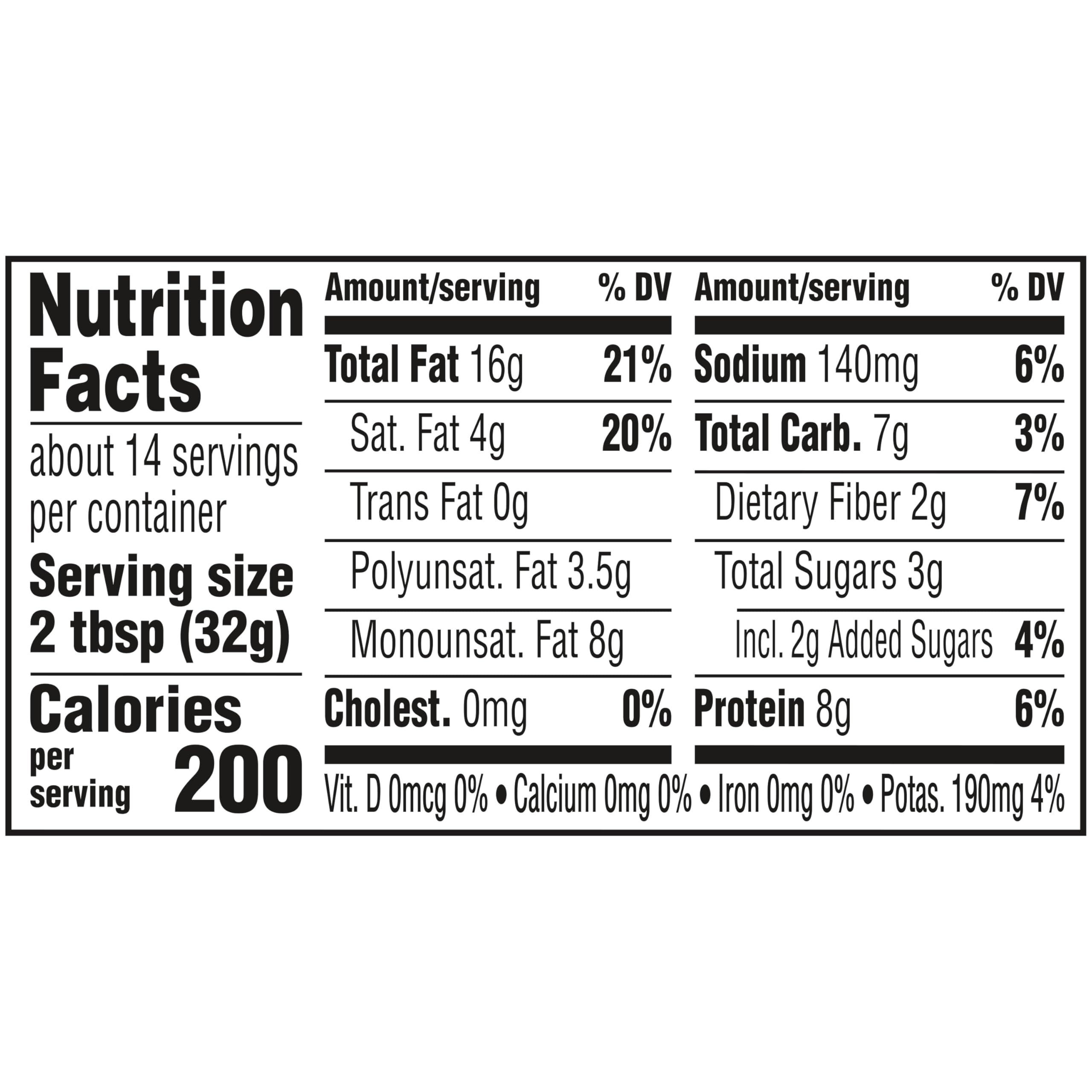 Smart Balance Omega Natural Peanut Butter, Creamy, 16 oz - Image 2