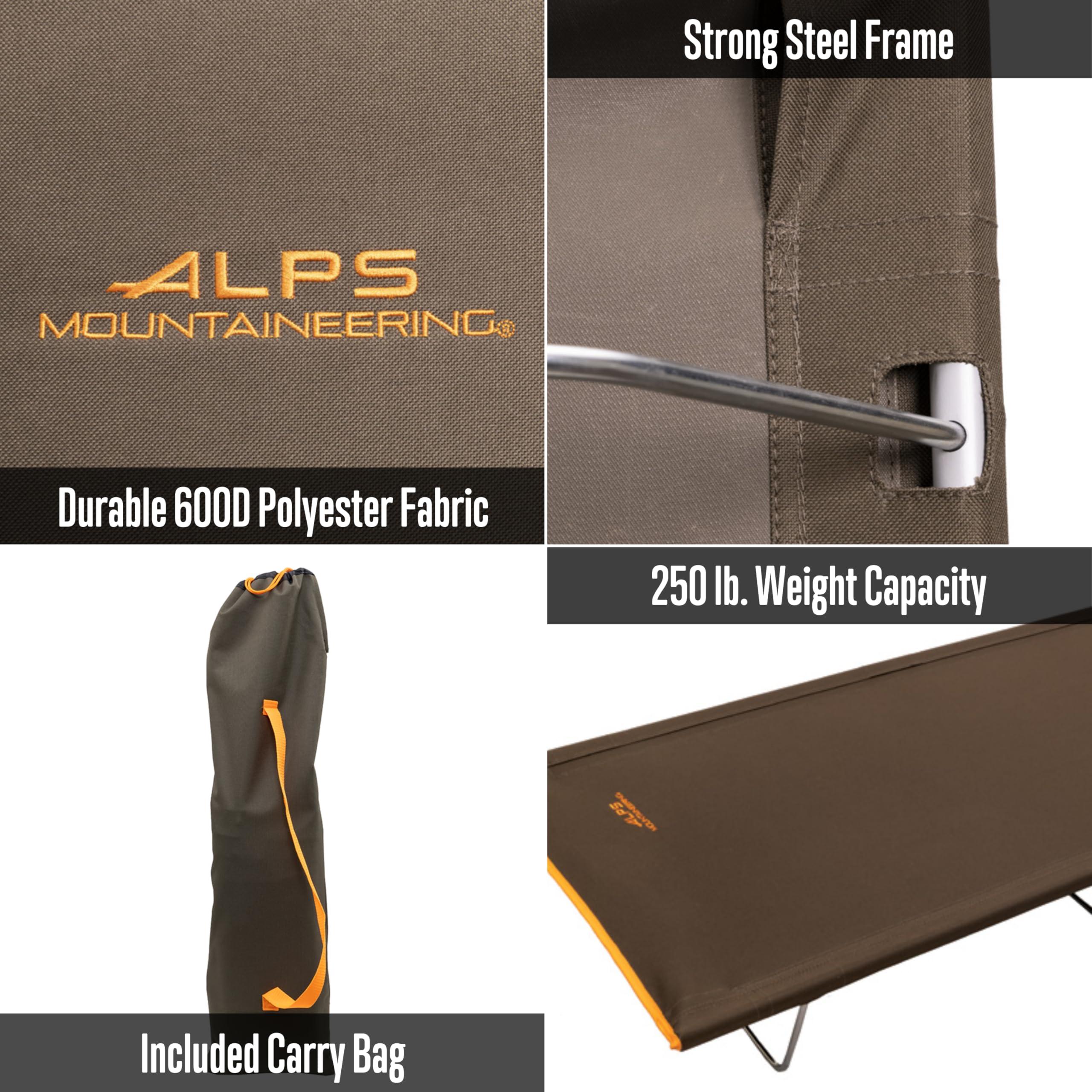 ALPS Mountaineering Lightweight Cot - Clay/Apricot - Image 2