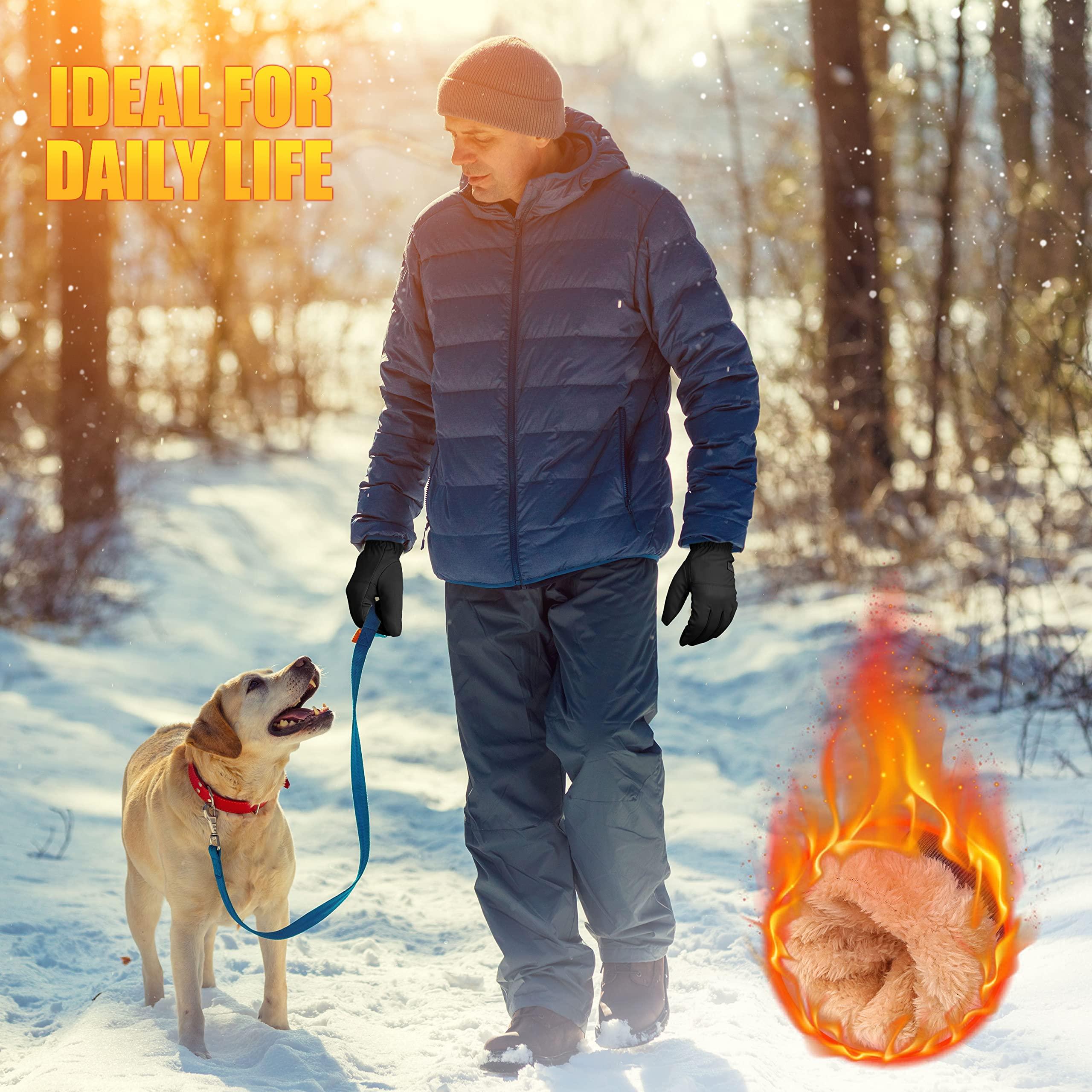 ihuan Winter Waterproof Ski Gloves Men Women, Snow Warm Cycling Cold Weather, Driving Biking Running - Image 2